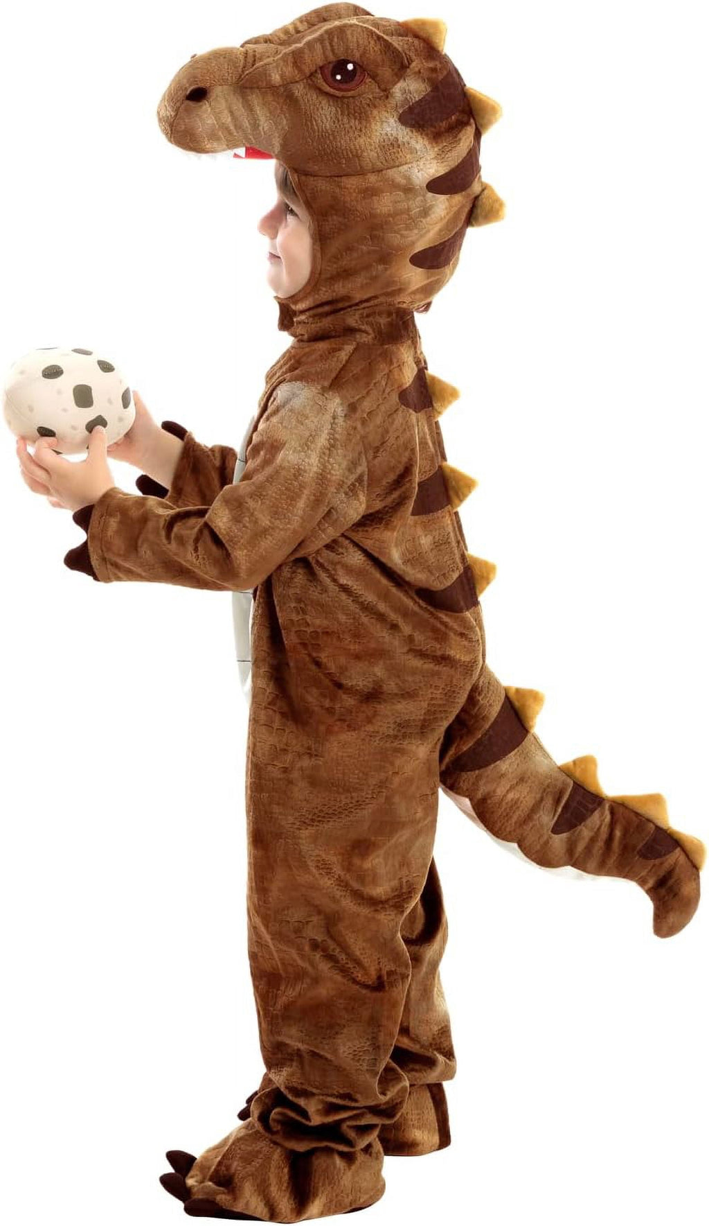 Halloween Realistic Tyrannosaurus Rex Costume Dinosaur Onesie with Dinosaur Egg, Suitable for Children and Toddlers Halloween Dress up Party