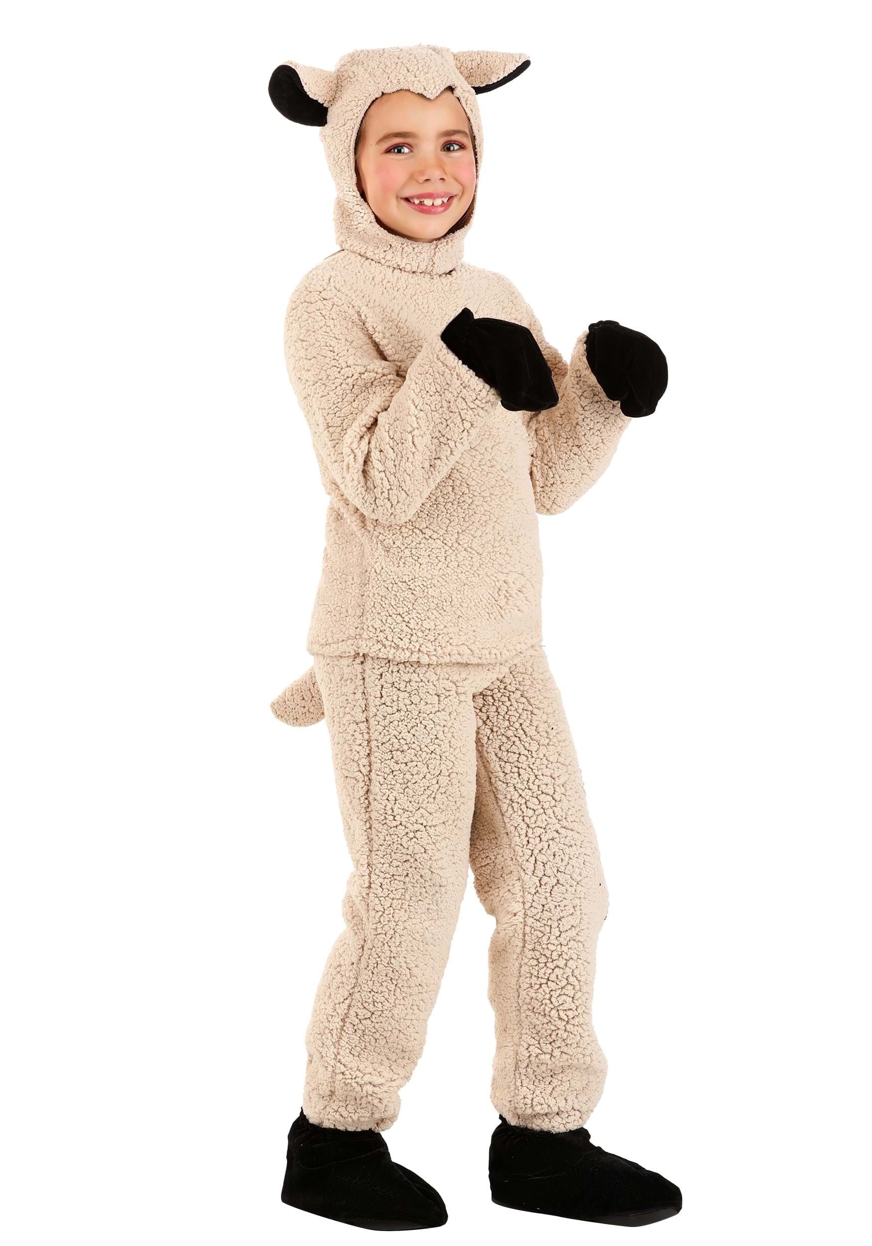 Kids Woolly Sheep Costume