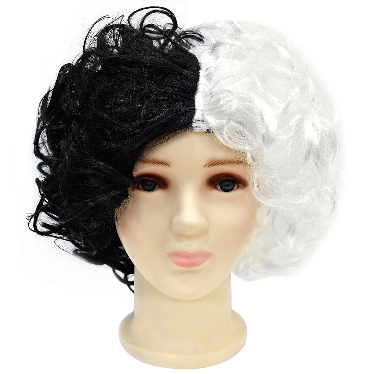 IBTOM CASTLE Kids Girls Halloween Costume Carnival Cosplay Movie Character Dress + Wig + Gloves + Cigarette Holder 4 Pieces Set for Photo Shoot