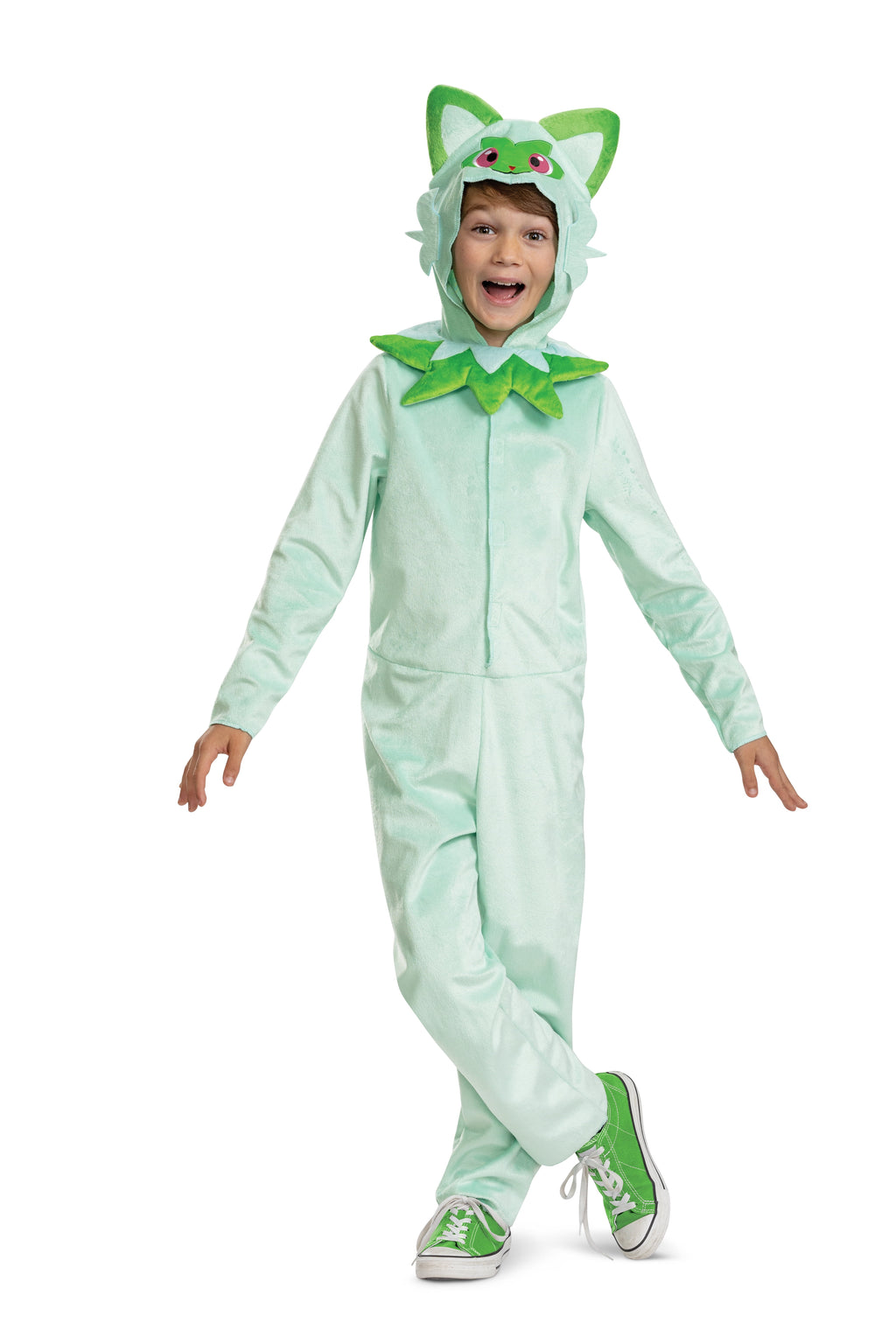 Unisex Size Small (4-6) Sprigatito Classic Halloween Child Costume Pokémon, 