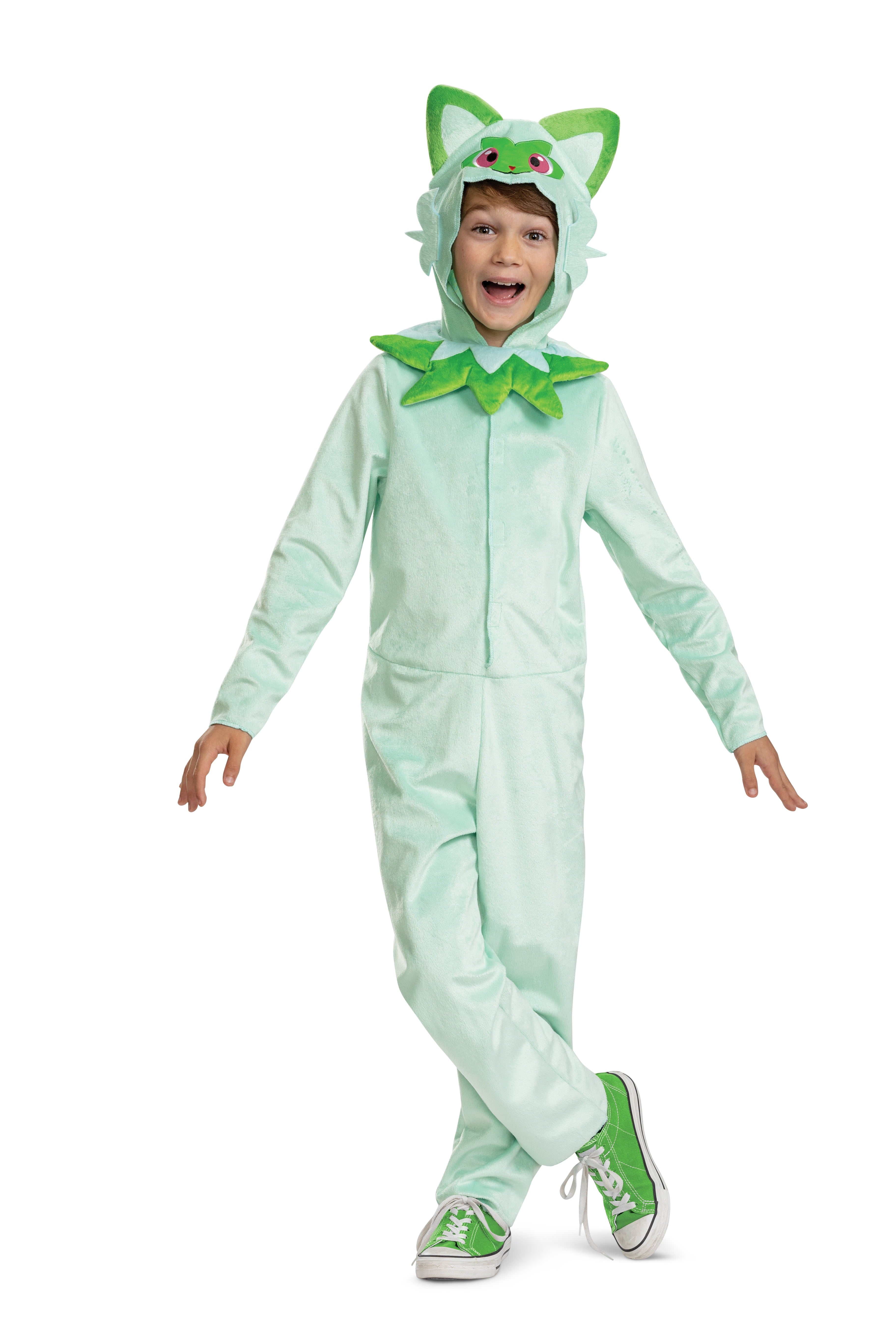 Unisex Size Small (4-6) Sprigatito Classic Halloween Child Costume Pokémon, 