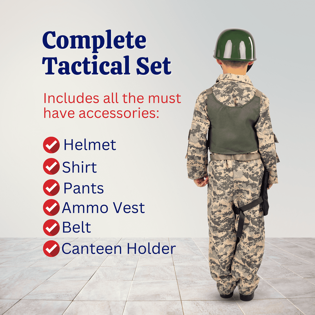 Dress Up America Forces Military Boy's Halloween Fancy-Dress Costume for Child, M
