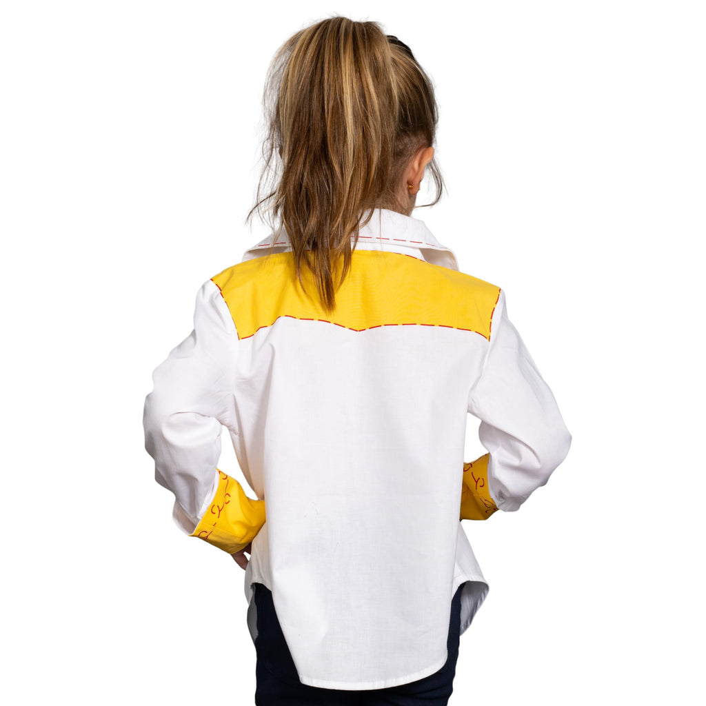 Jessie Cowgirl Kids Children Halloween Costume Cosplay Long Sleeve Button Up Shirt