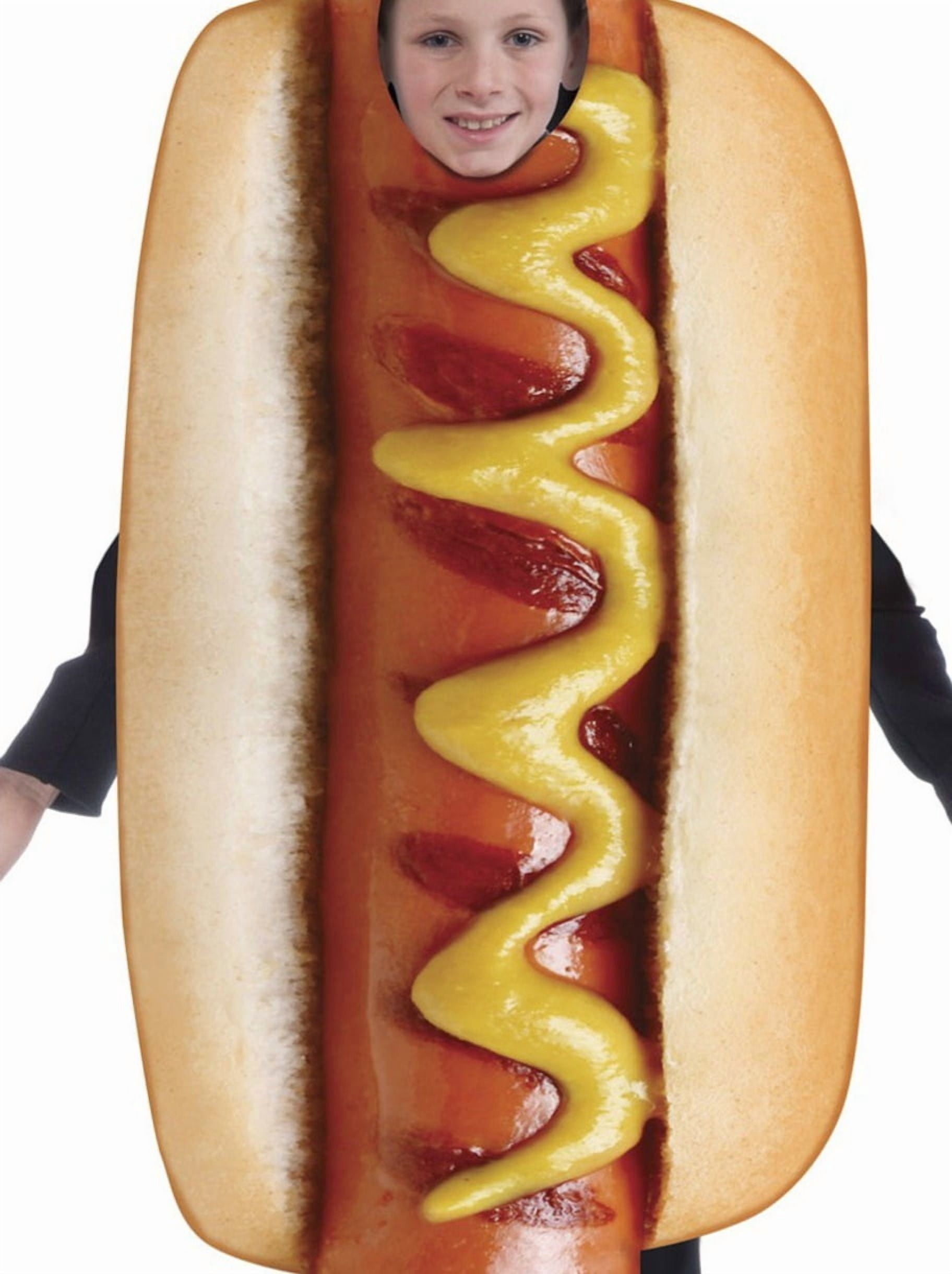 Kids Sublimation Hot Dog Costume Costume
