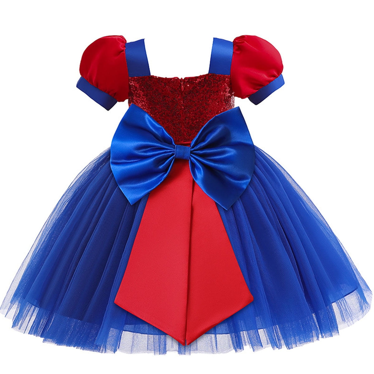  Girls Sequins Tulle Dress Kids Birthday Halloween Party cosplay Costume