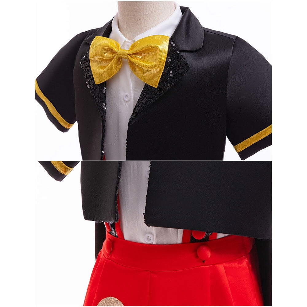 SUEE Kid Mini Mouse Costume Set Cartoon Cosplay Outfit Suits, 1-7Year