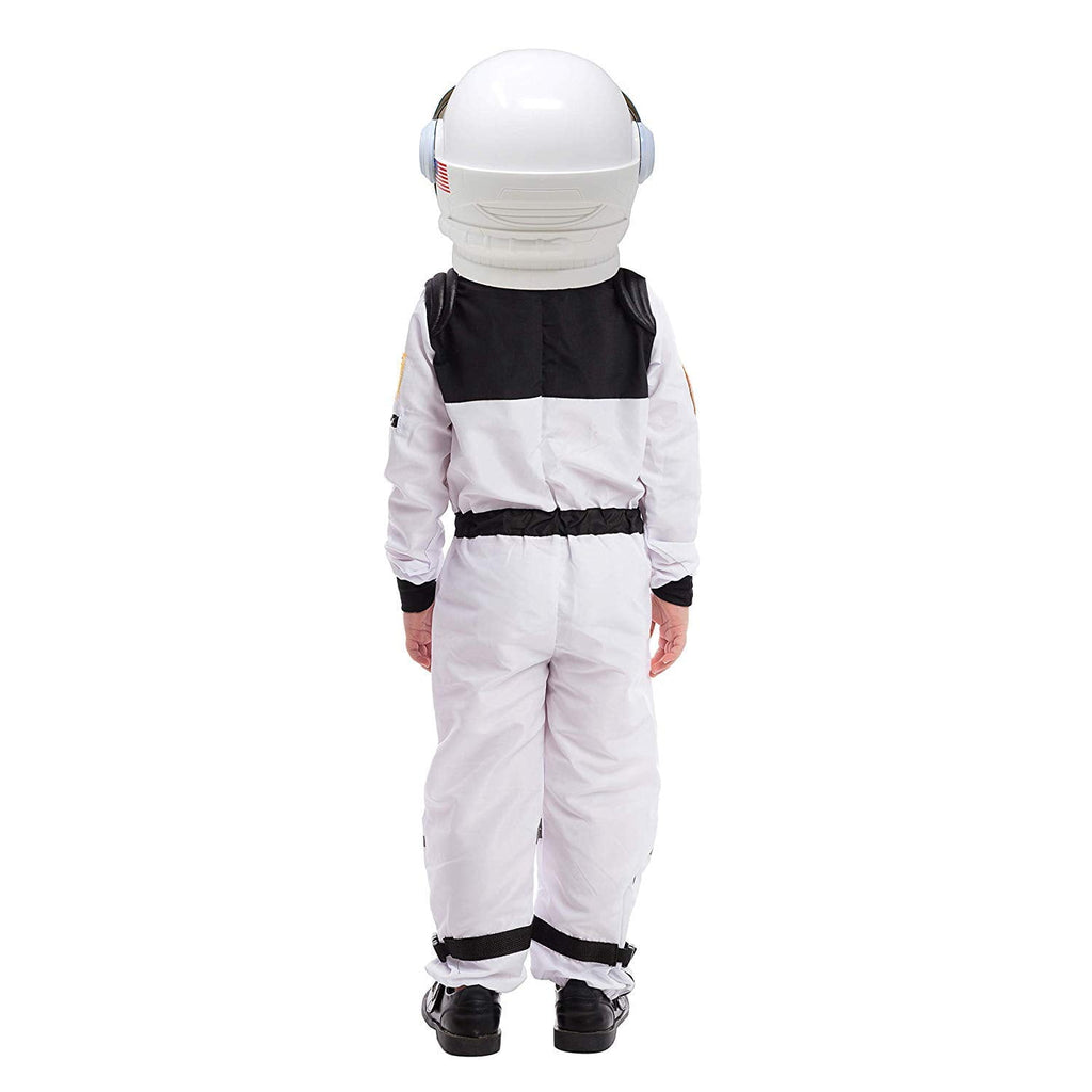  Astronaut Costume with Helmet for Kids Toddler Boys Halloween Dress Up Party and Roly Play Cosplay 3-14 Years