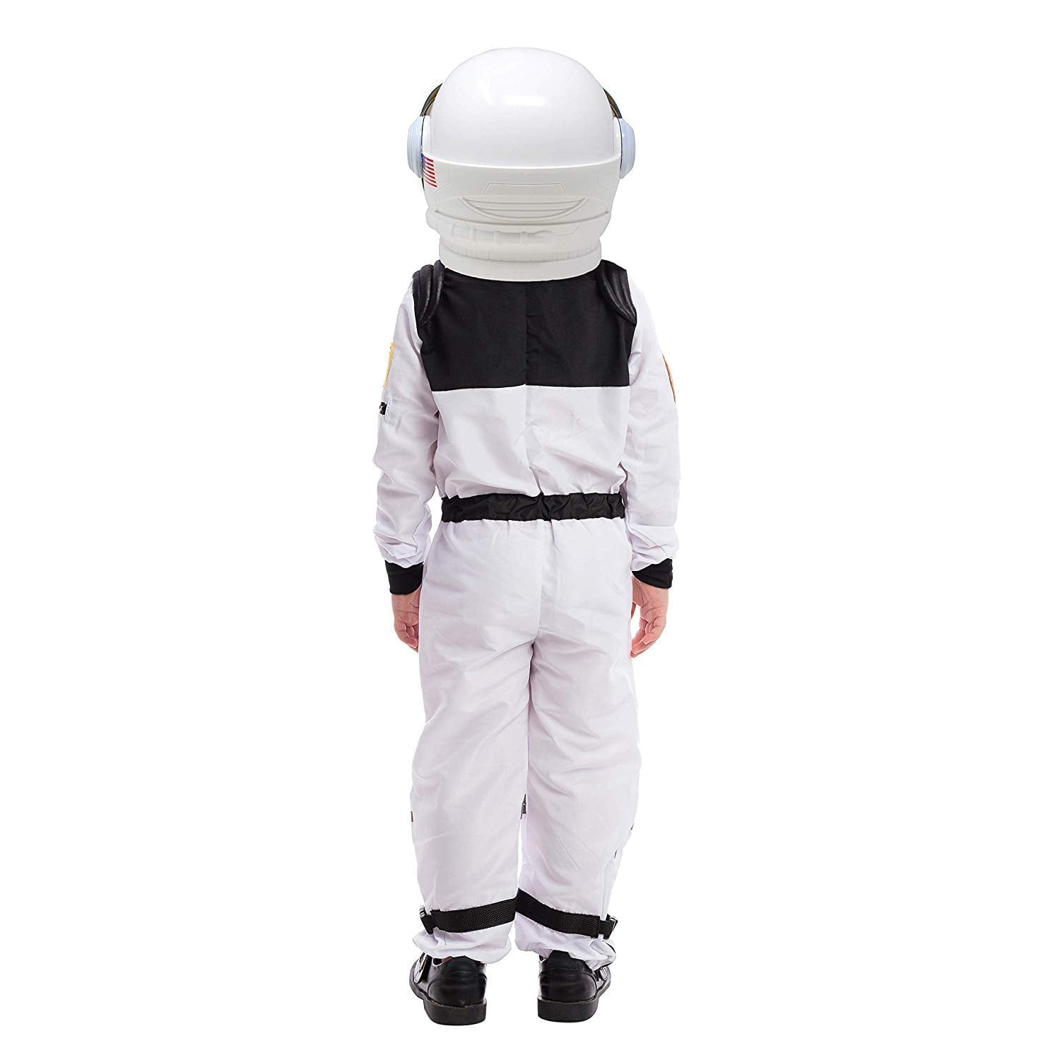 Astronaut Costume with Helmet for Kids Toddler Boys Halloween Dress Up Party and Roly Play Cosplay 3-14 Years