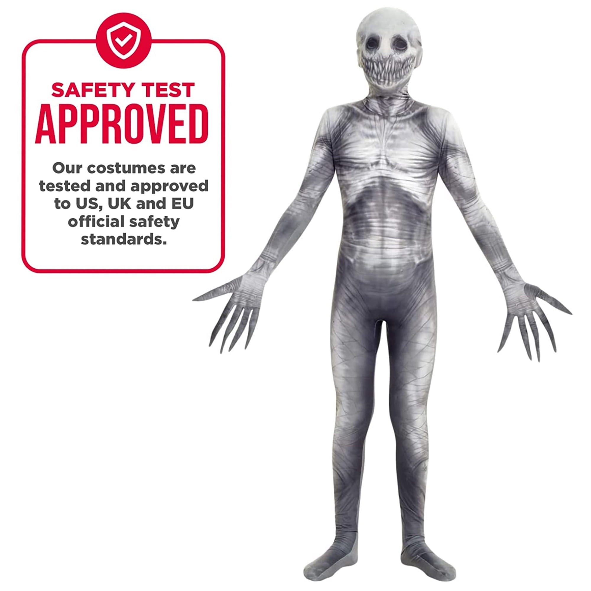 suits Kids the Rake suit Boys Girls Creepepasta Halloween Costume Halloween Gray S