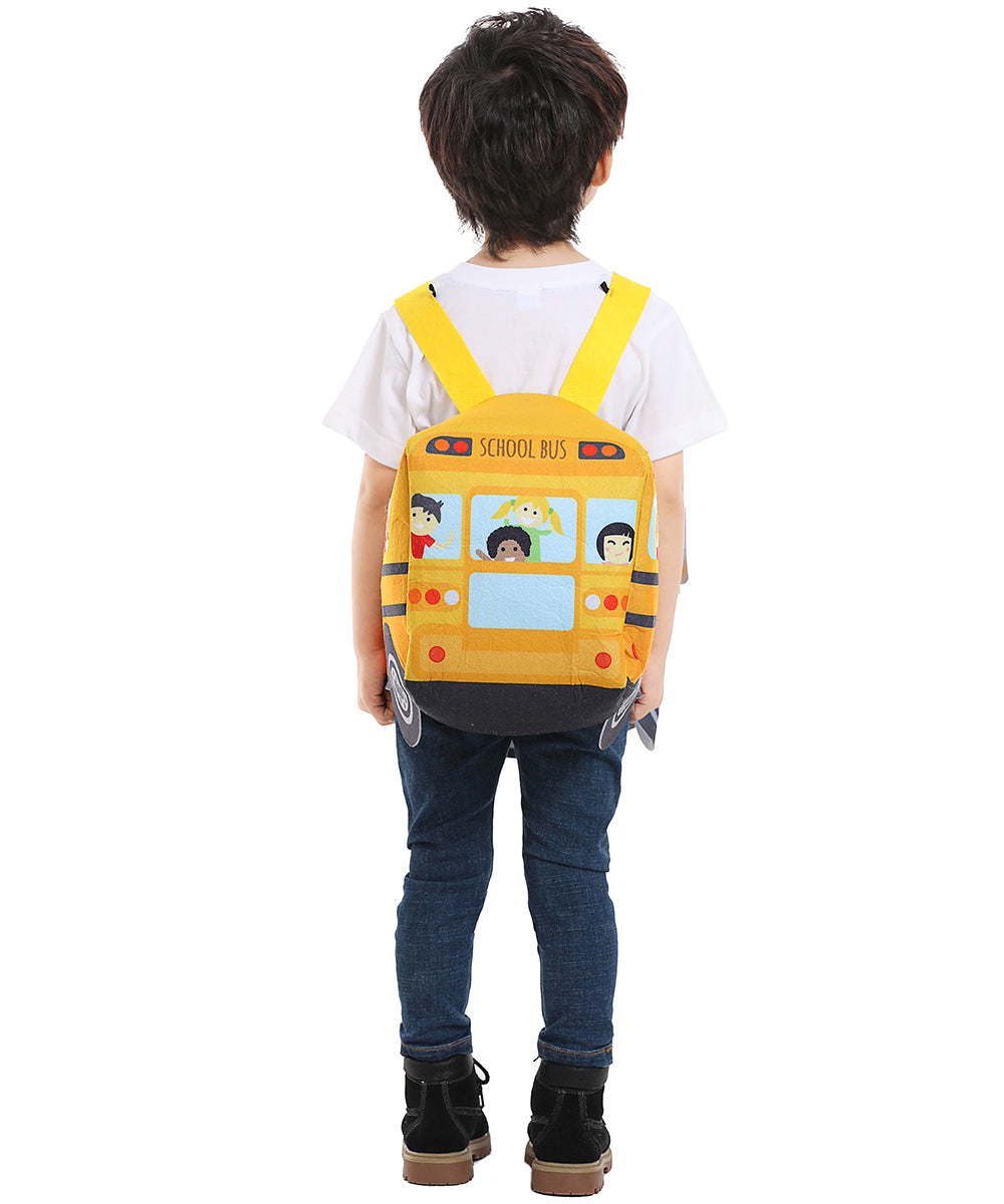 Seasons Halloween Costume Light And Sound School Bus Costume for 3-5 years Child