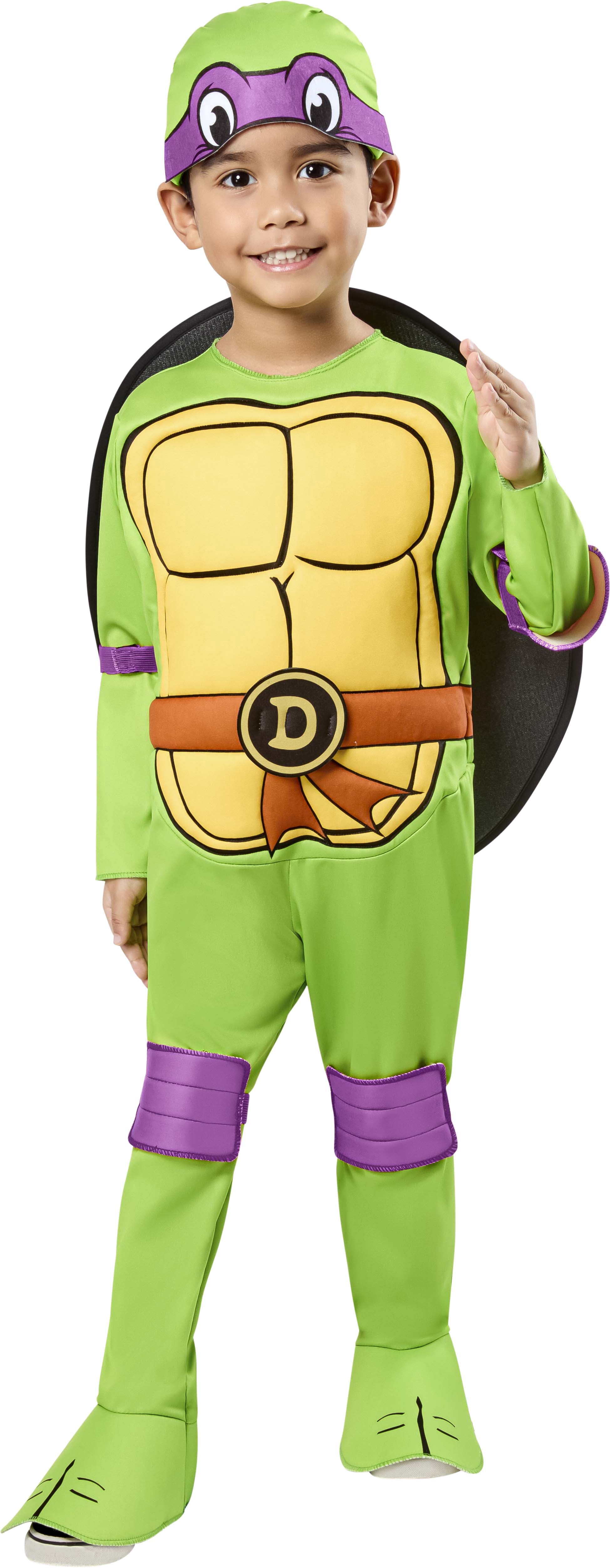 Teenage Mutant Ninja Turtles 4-in-1 Halloween Costume for Toddler, Size 4T, by 