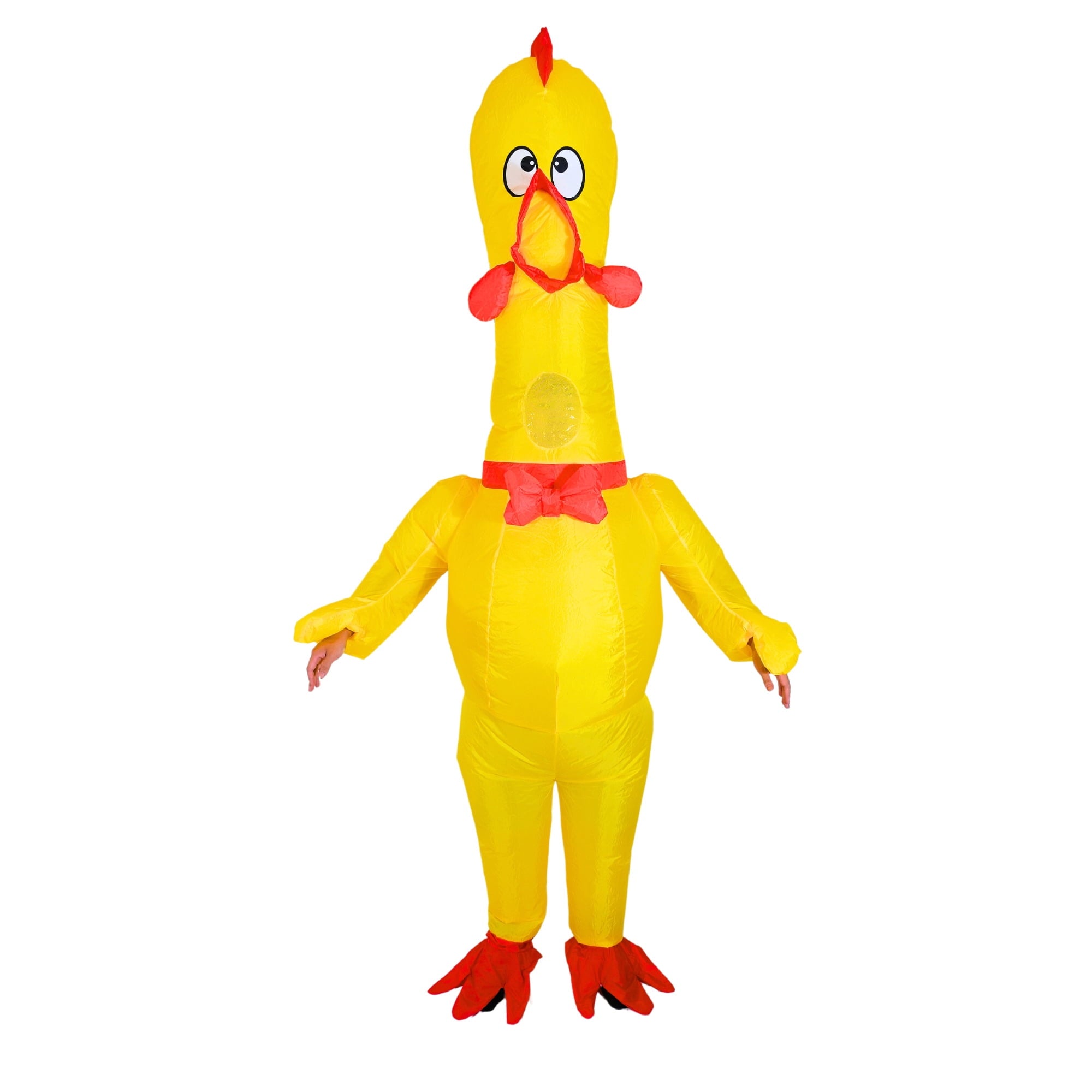 Small Size Costume for Kid Yellow Screaming Chicken Inflatable Costume
