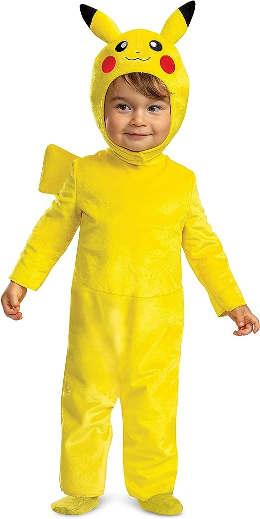  Pokemon Pikachu Toddler Posh Romper Costume | Small (2T) Unisex