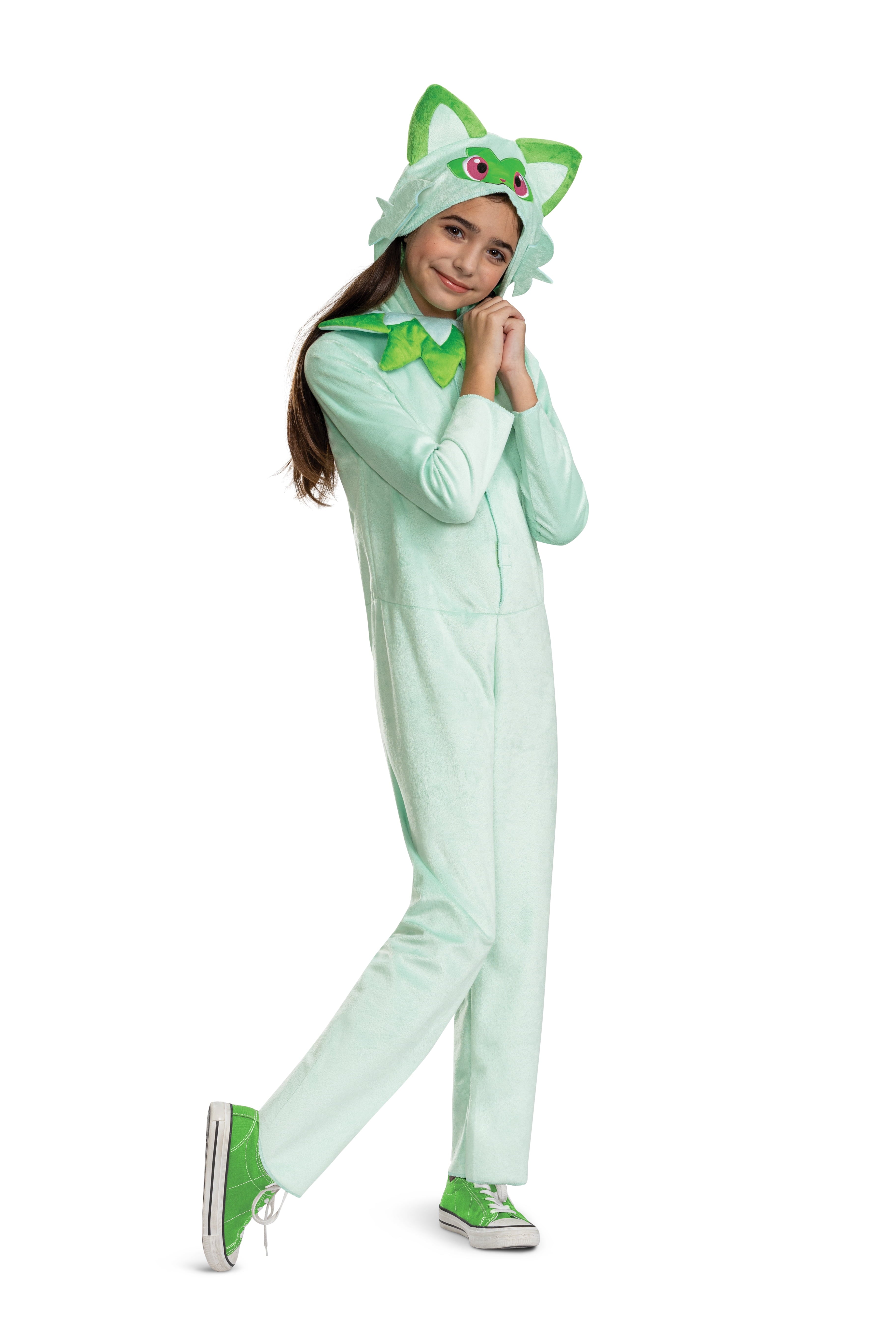 Unisex Size Small (4-6) Sprigatito Classic Halloween Child Costume Pokémon, 