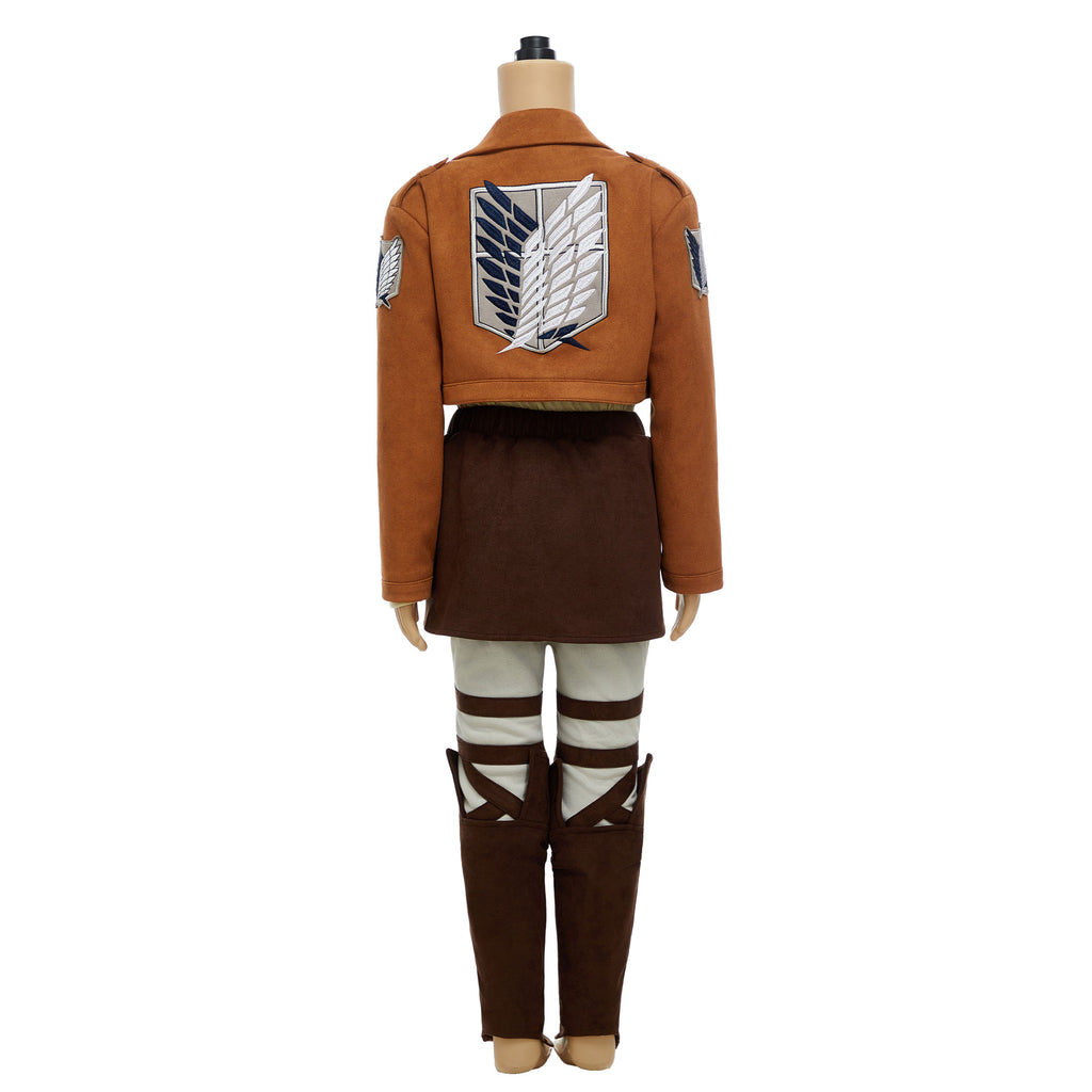 [Official Licensed] Attack on Titan Eren Yeager Kids Costume Set, XS