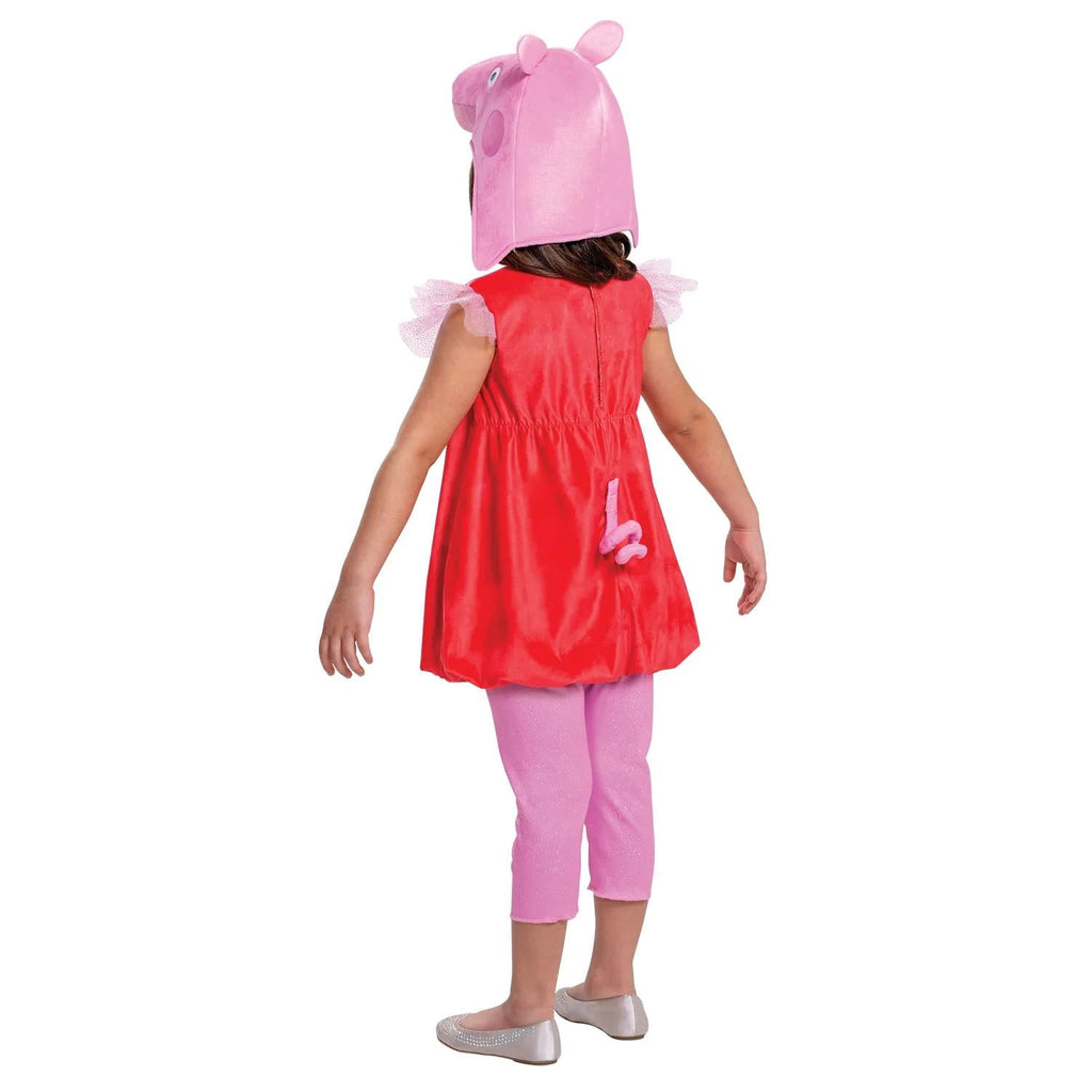  Toddler Girls' Deluxe Peppa Pig Costume - Size 3T-4T