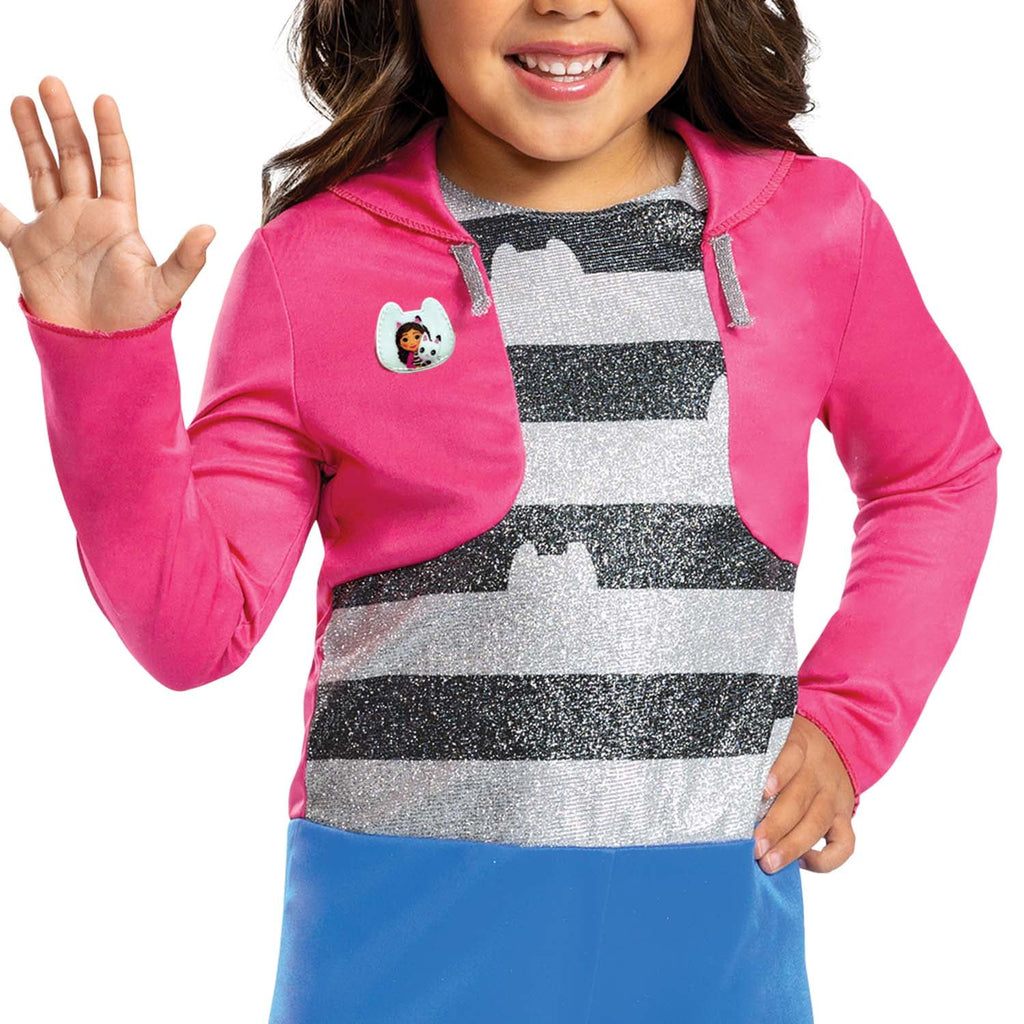 Girls Size (3T-4T) Gabby Classic Halloween Toddler Costume Gabby's Dollhouse, 