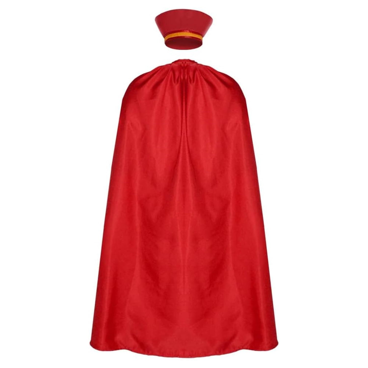  Unisex Adult King Farquaad Cosplay Costume Outfits Halloween Classic Role Farquaad Costume Red Cape Cloak Cap Suit
