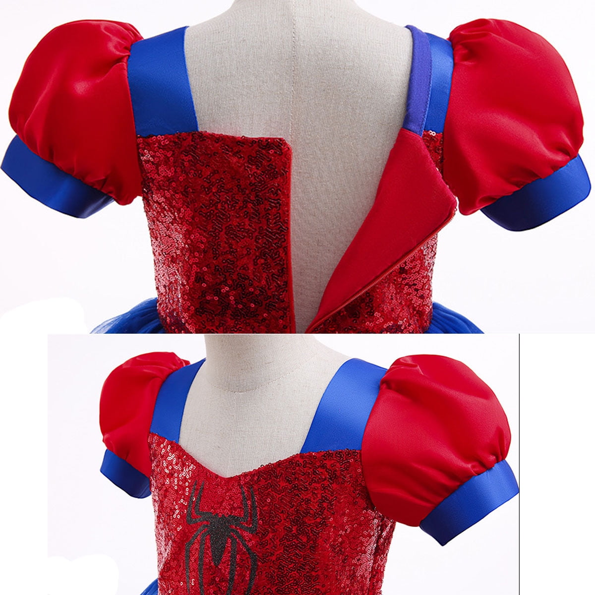 Girls Costume with Headwear Halloween Party Cosplay Dress up