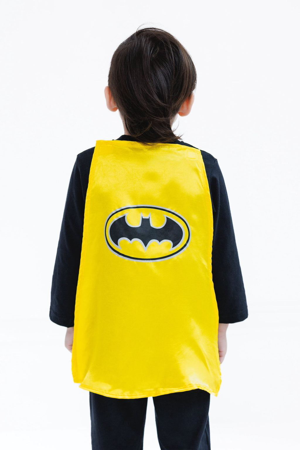 DC Comics Justice League Little Kids' Boy or Girl Cosplay One Piece Coverall with Cape Batman Black