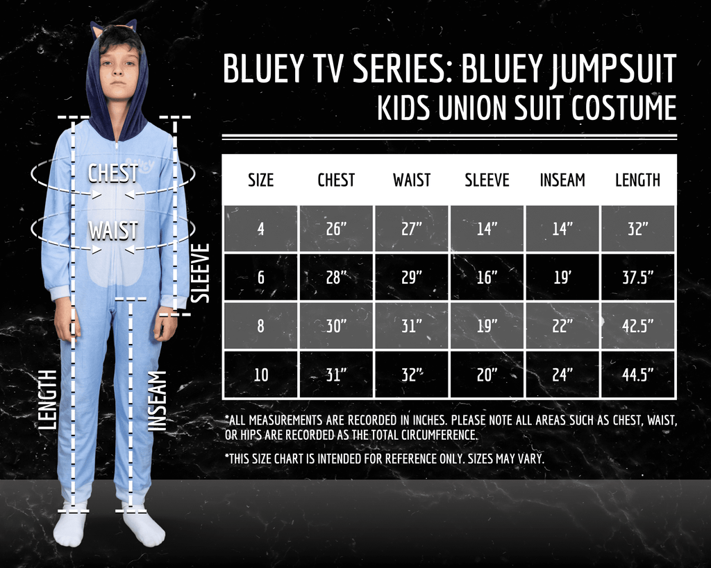 Bluey and Bingo Kids Jumpsuit Halloween Costume  Officially Licensed (Bluey, 8)