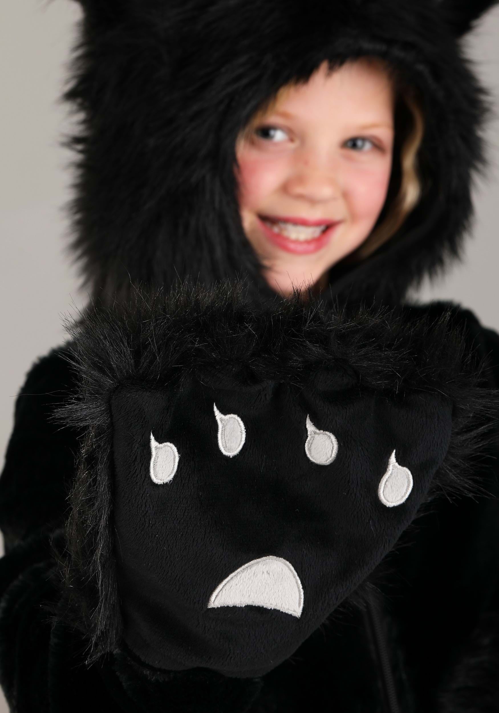 Kid's Purrfect Black Cat Costume