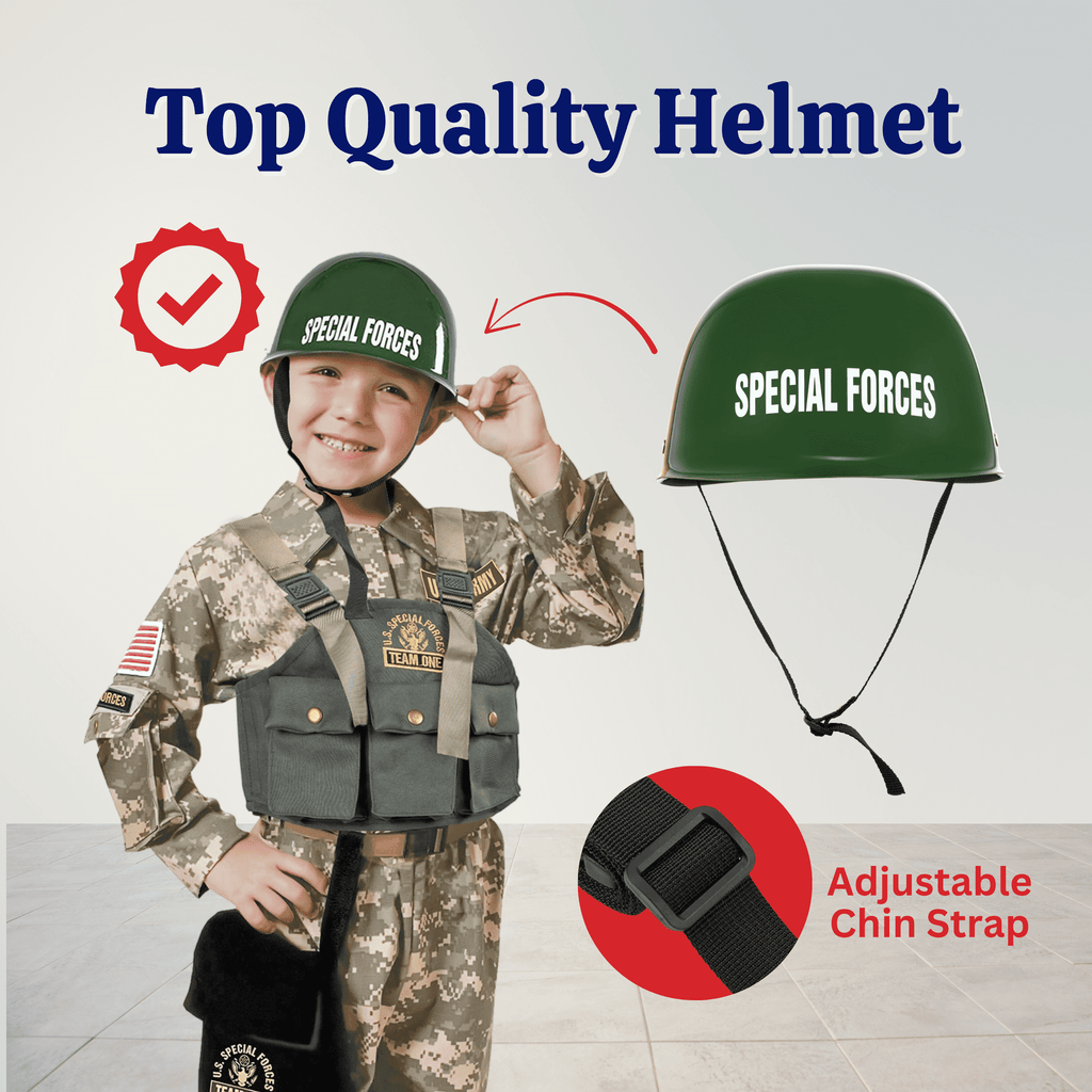 Dress Up America Forces Military Boy's Halloween Fancy-Dress Costume for Child, M