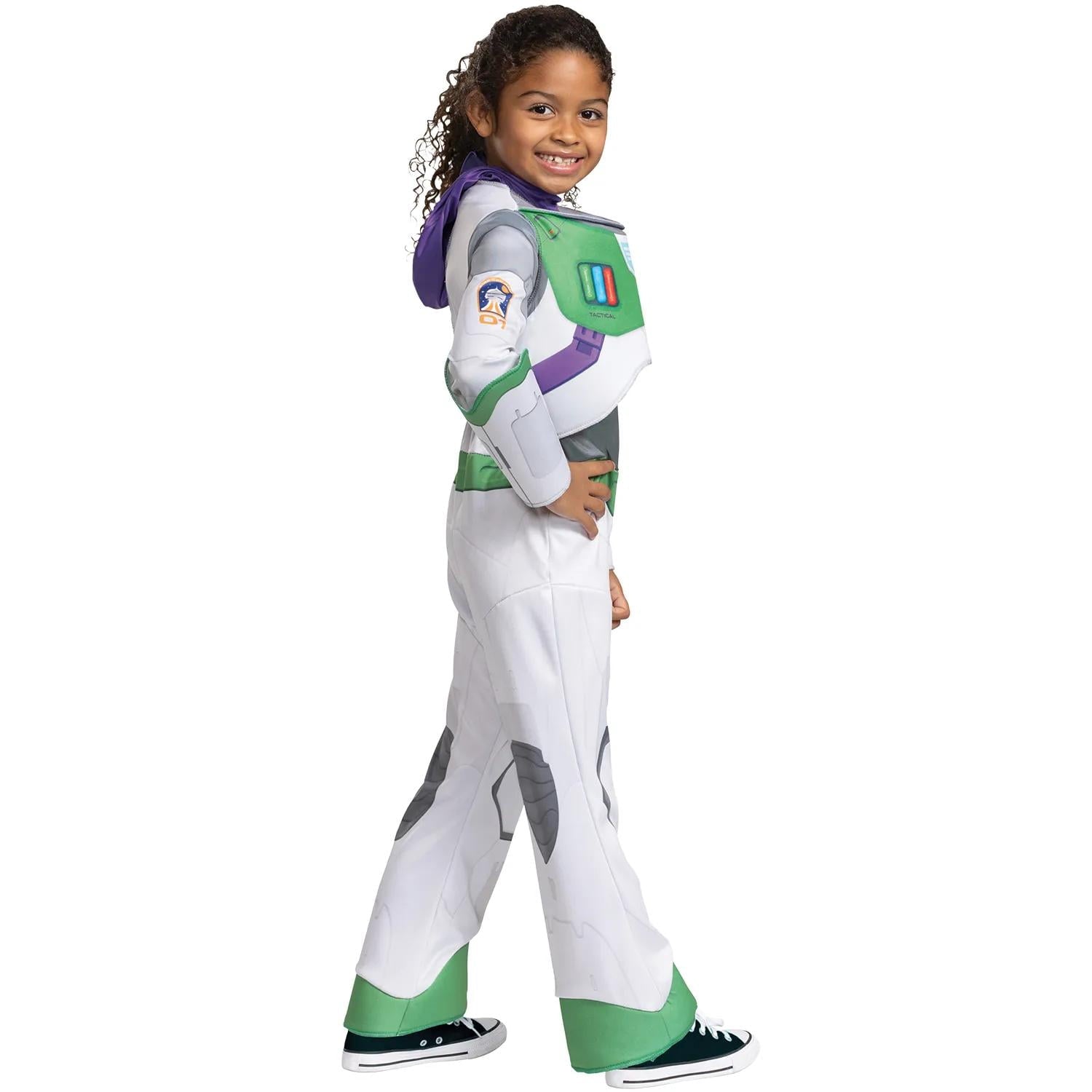  Kids' Buzz Lightyear Classic Space Ranger Jumpsuit Costume - Size 4-6