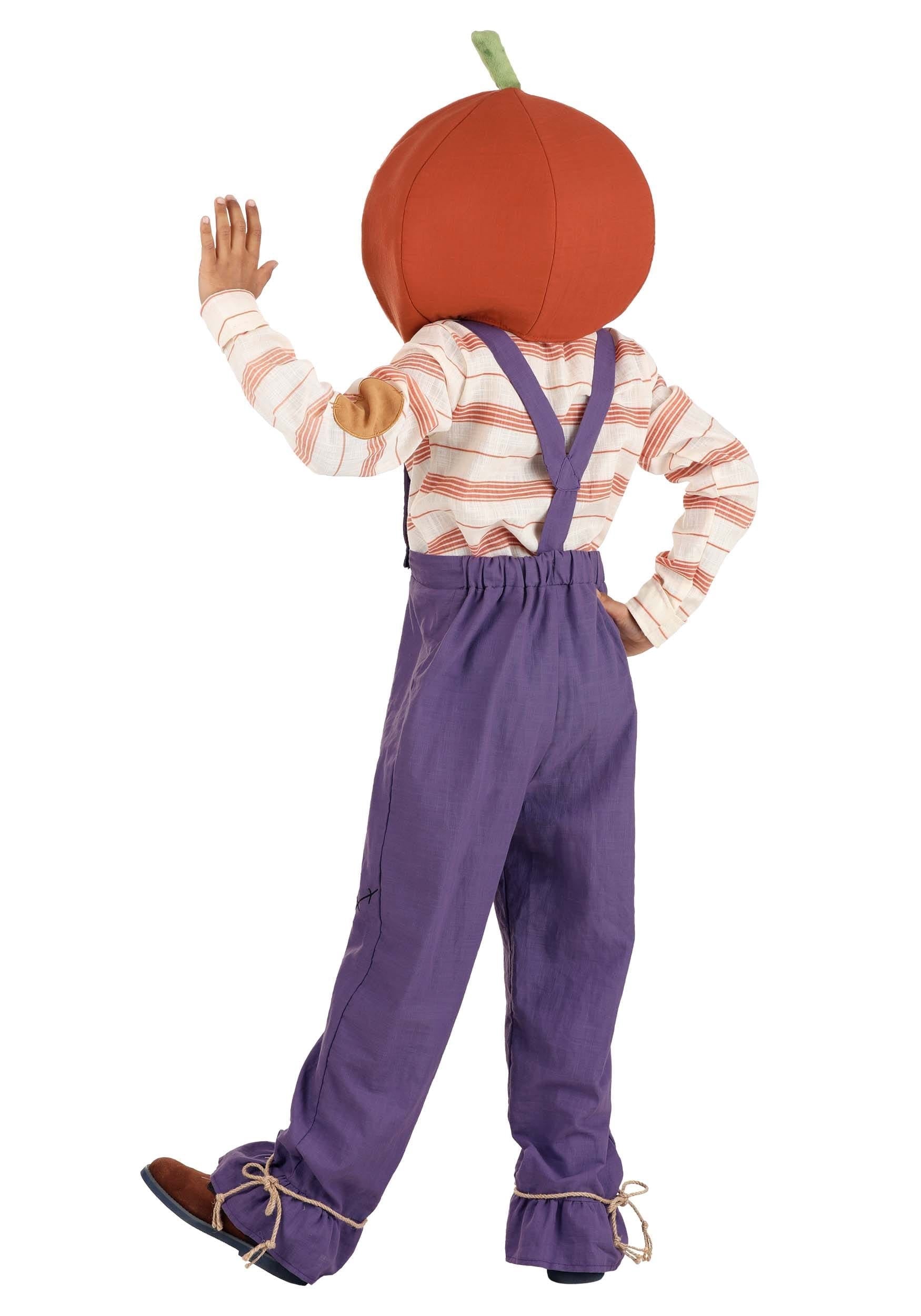 Kid's Pumpkin Scarecrow Costume