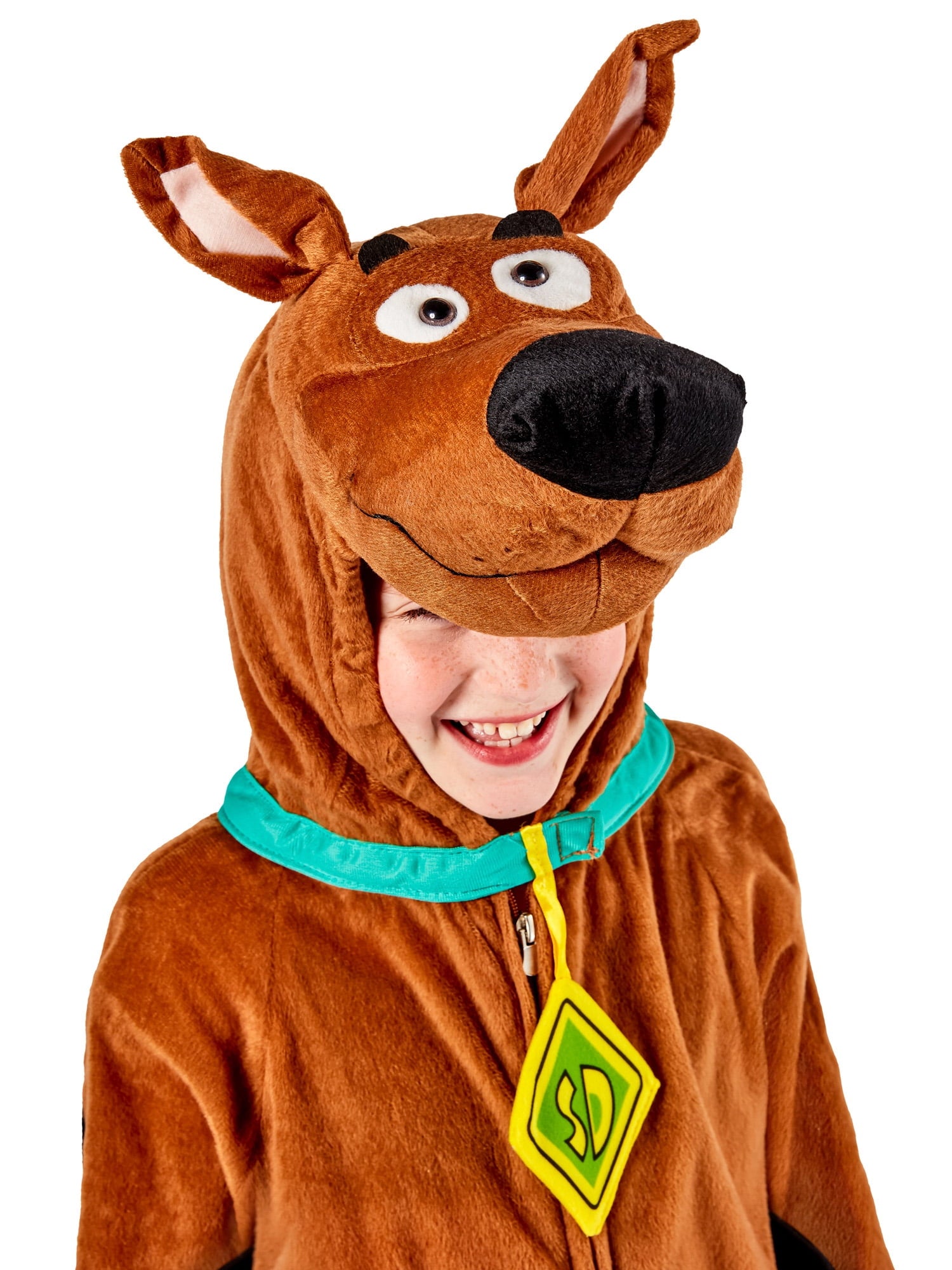 Halloween Express Kids' Deluxe Scooby Doo Jumpsuit Costume - Size 6-8