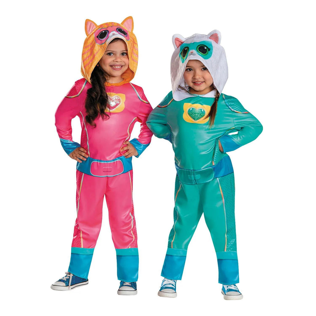 Toddler Classic SuperKitties Ginny Hooded Jumpsuit Costume - Large 4-6X