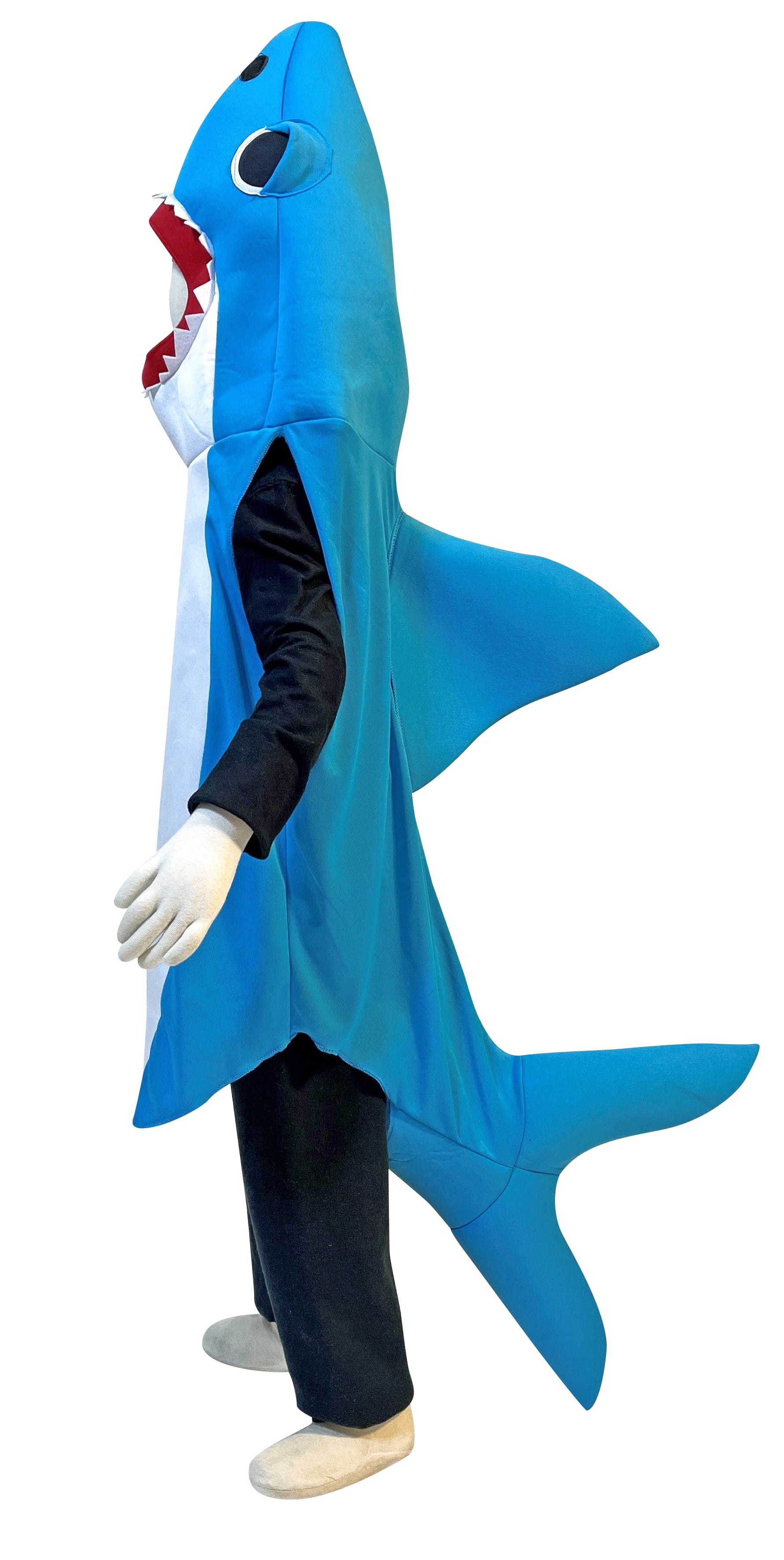  Ultimate Blue Shark Kids Party Dress Up Halloween Costume, Child Size 4-6