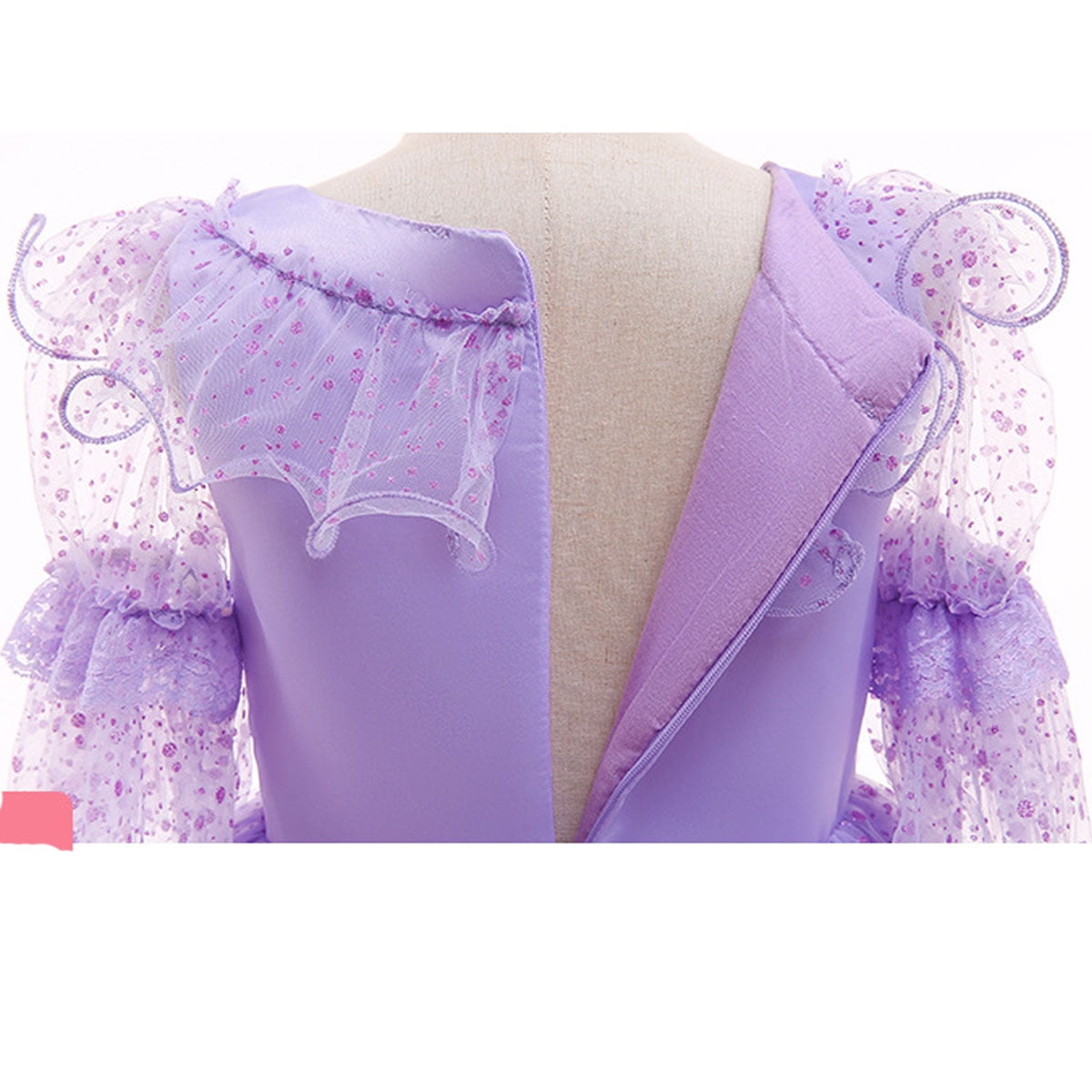 Girls Magical Floral Princess Halloween Costume Dress Kids Birthday Christmas Dress Up