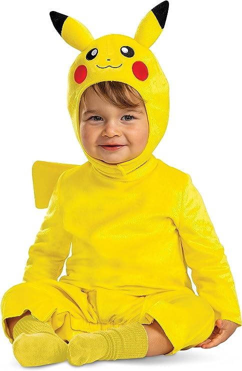  Pokemon Pikachu Toddler Posh Romper Costume | Small (2T) Unisex