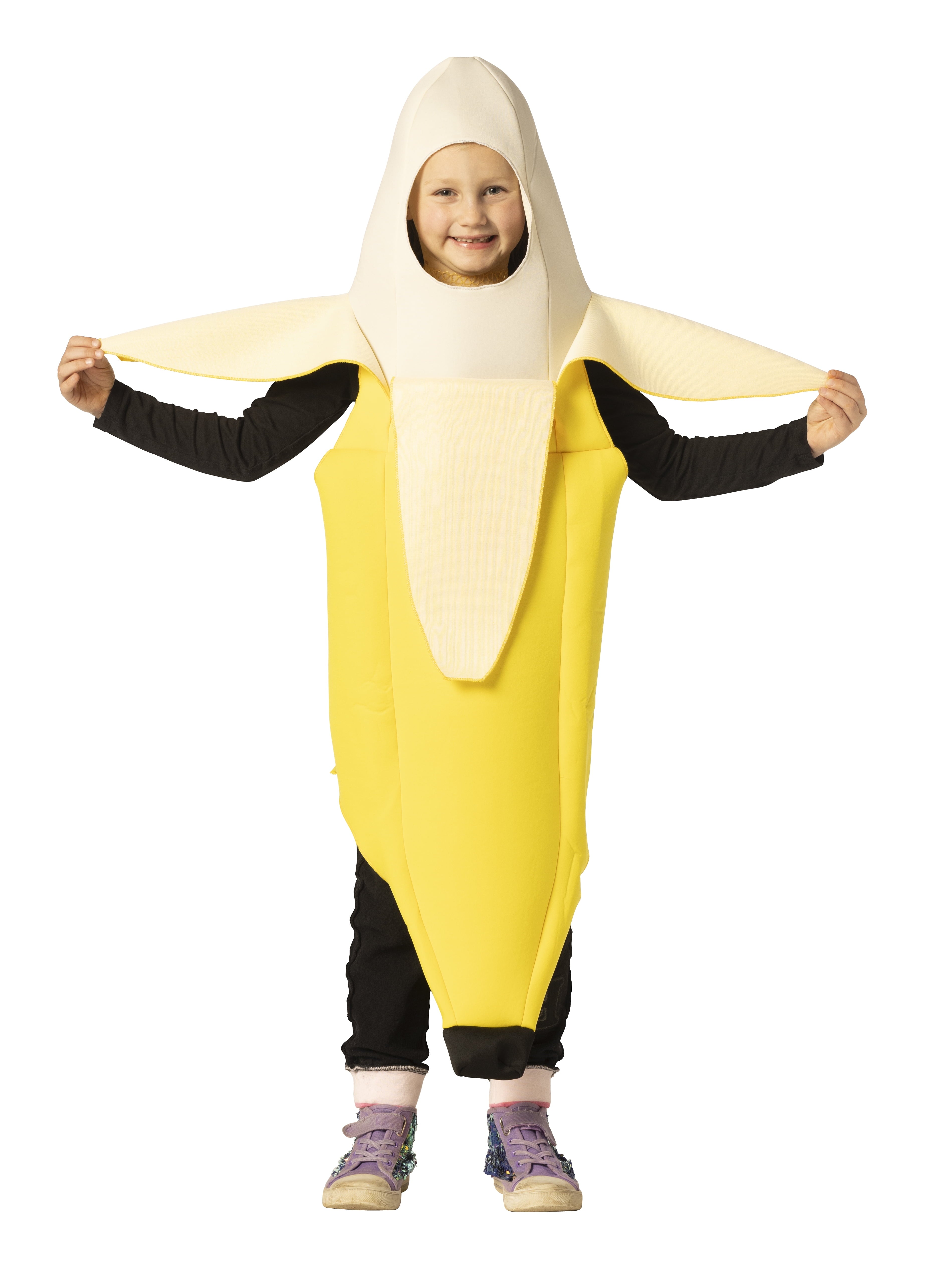 Imposta Costumes Banana Peeled Kids Halloween Costume, Yellow, Child Size 7-10, 30030-710