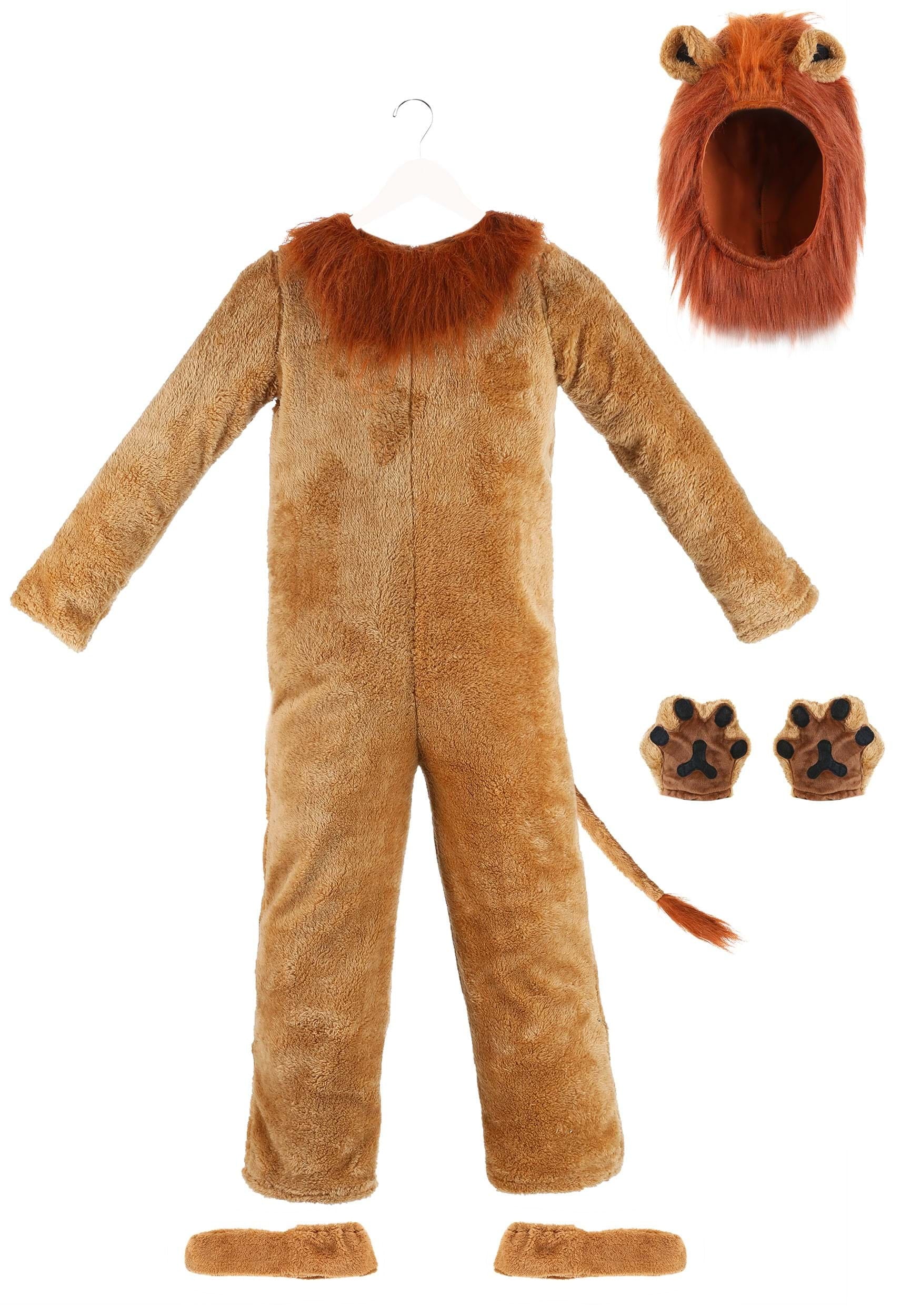Kids Deluxe Lion Costume