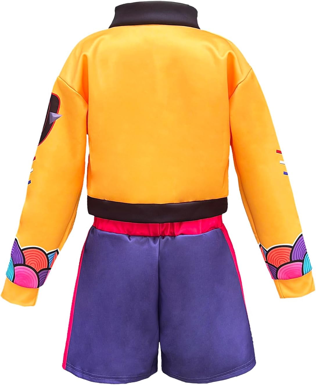  Halloween Cosplay Costume for Ages 3-12Y, Popular Singer Stage Performance Outfits, Lining Jacket Shorts Set with Wig & Dress Up Accessories for Halloween Cosplay, Birthday Party & Fancy Dress