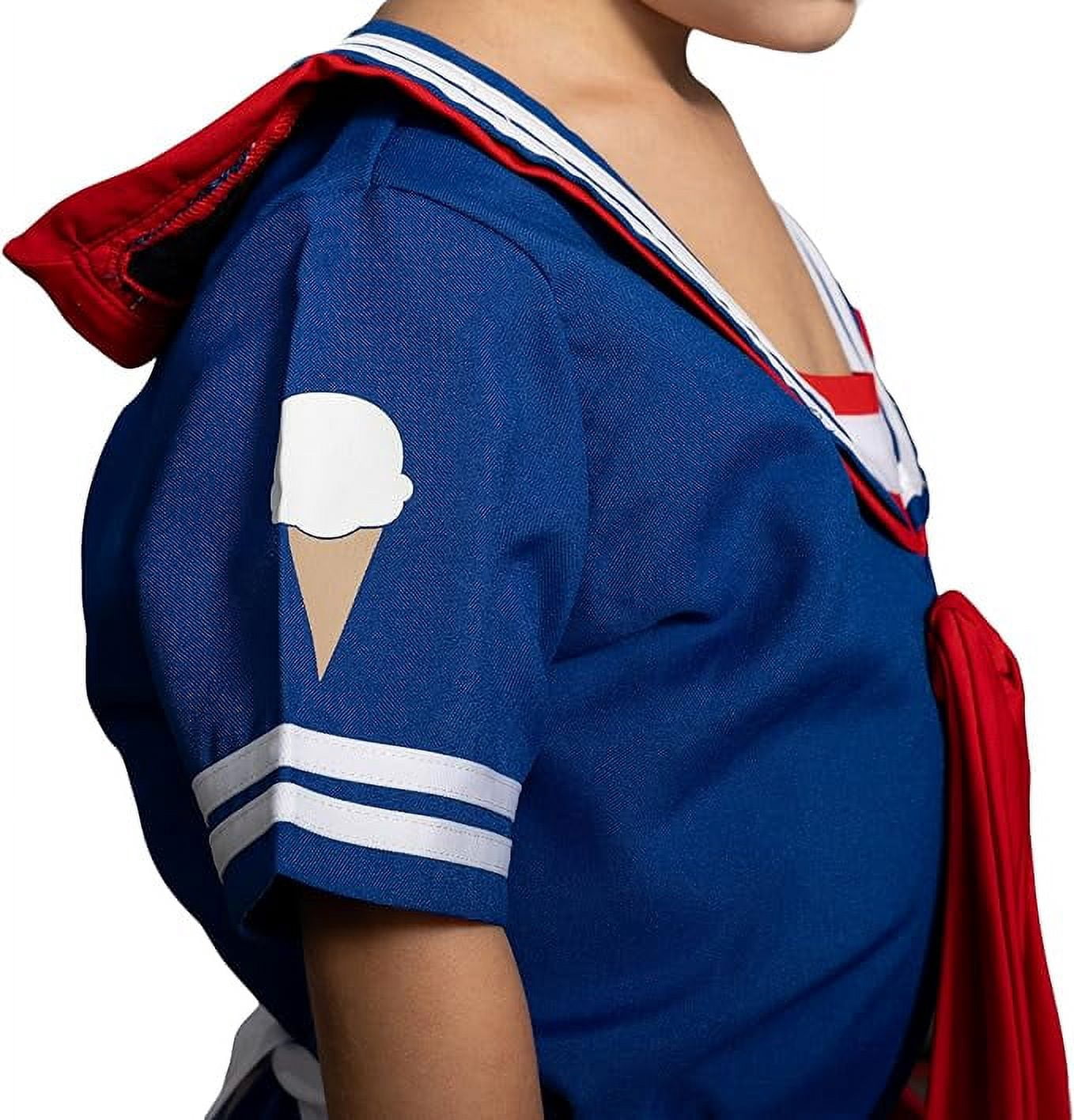 Scoops Ahoy Ice Cream Shop Sailor Kids Costume Set Children Halloween Cosplay (10/12)