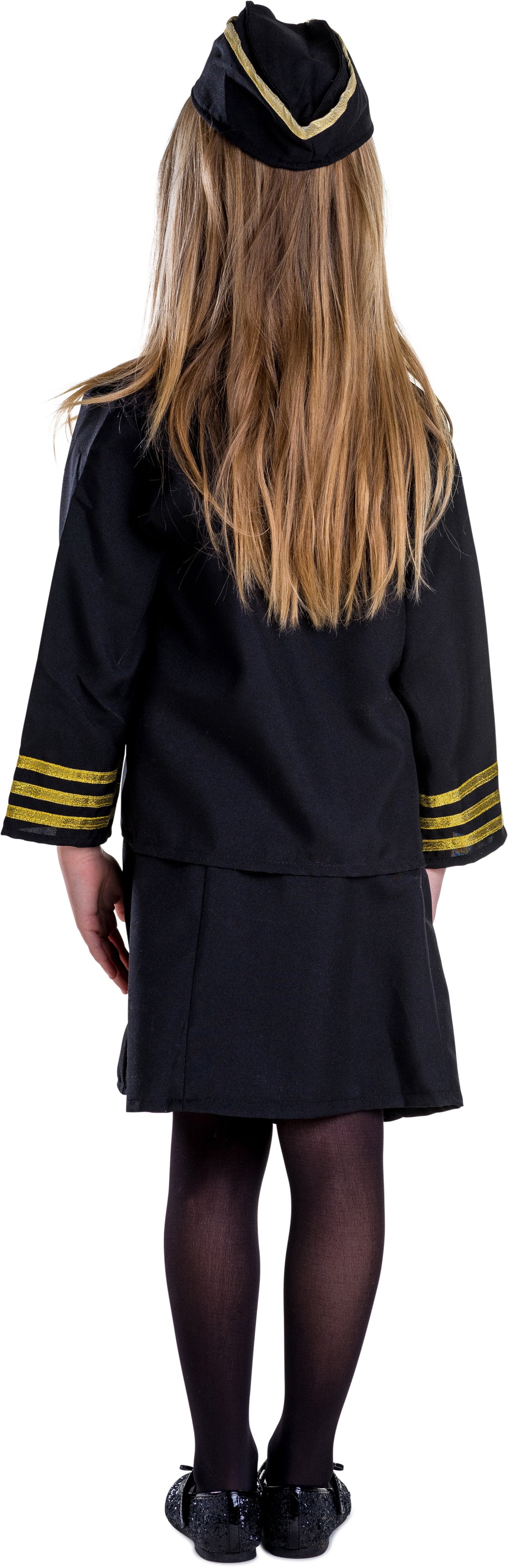 Dress Up America Flight Attendant Costume for Kids - Stewardess Costume Set for Girls - X-Large
