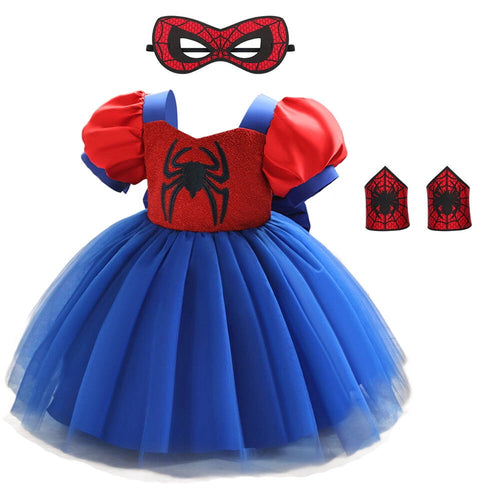 Baby Girls Cartoon Costume Dress Christmas Halloween Birthday Cosplay Outfit, SIZE 6M to 3Y