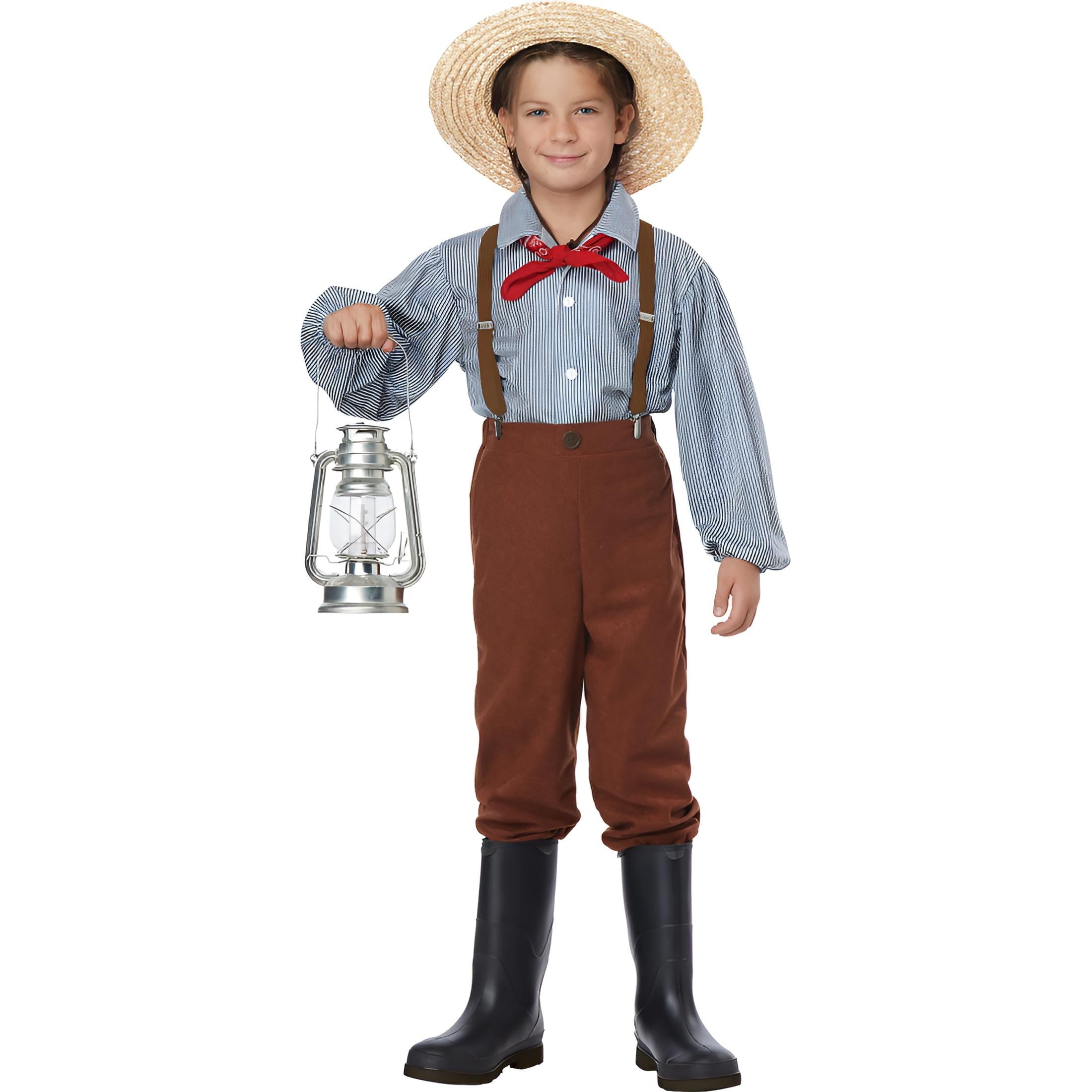  Pioneer Boy Child Costume Large Male