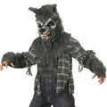  Werewolf Howling At Moon Boy's Halloween Fancy-Dress Costume for Child, Regular L (10-12)