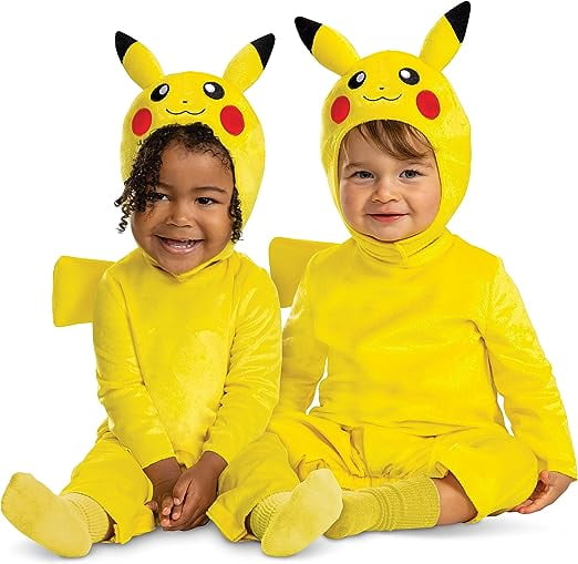  Pokemon Pikachu Toddler Posh Romper Costume | Small (2T) Unisex