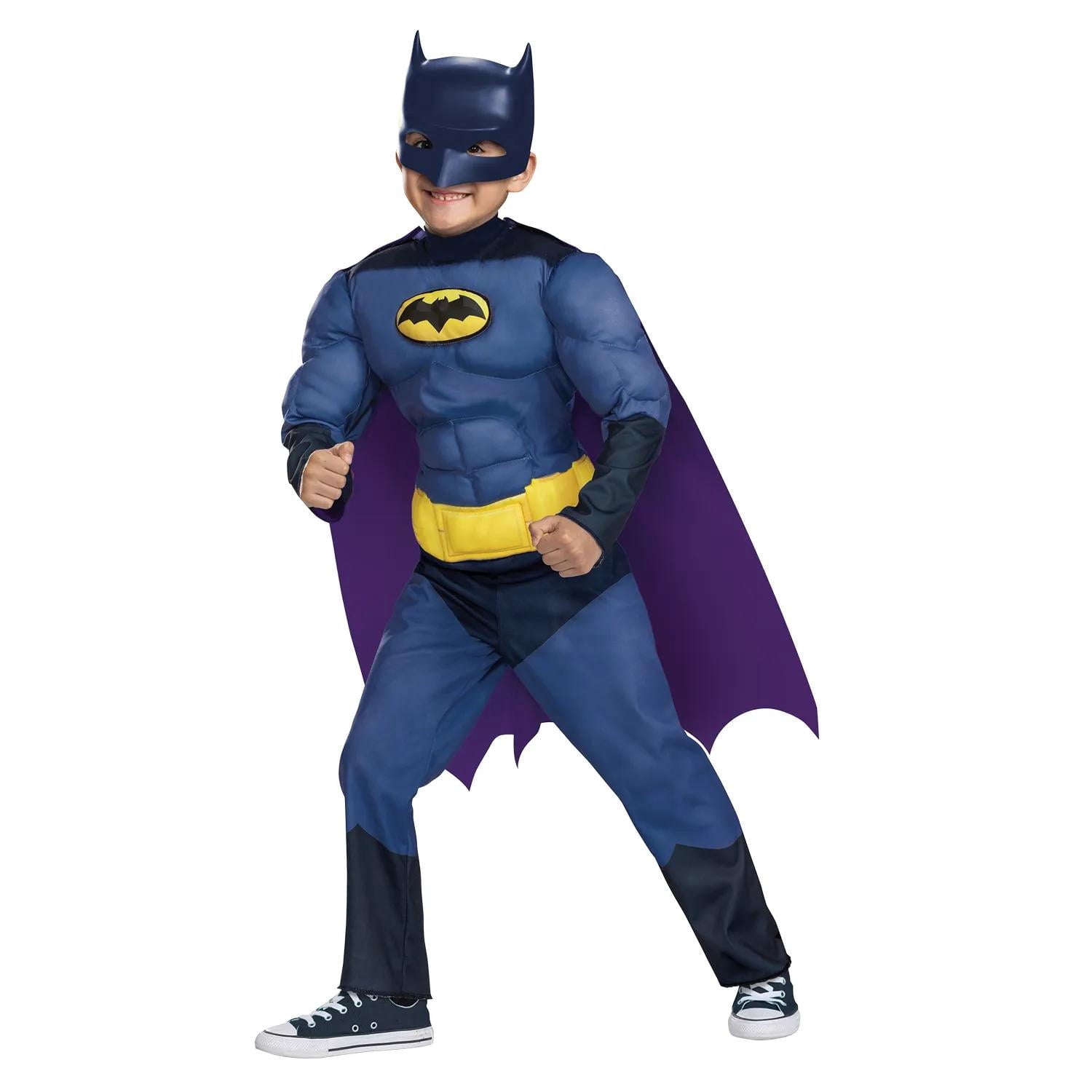  Toddler Boys' Batwheels Batman Muscle Costume - Size 3T-4T