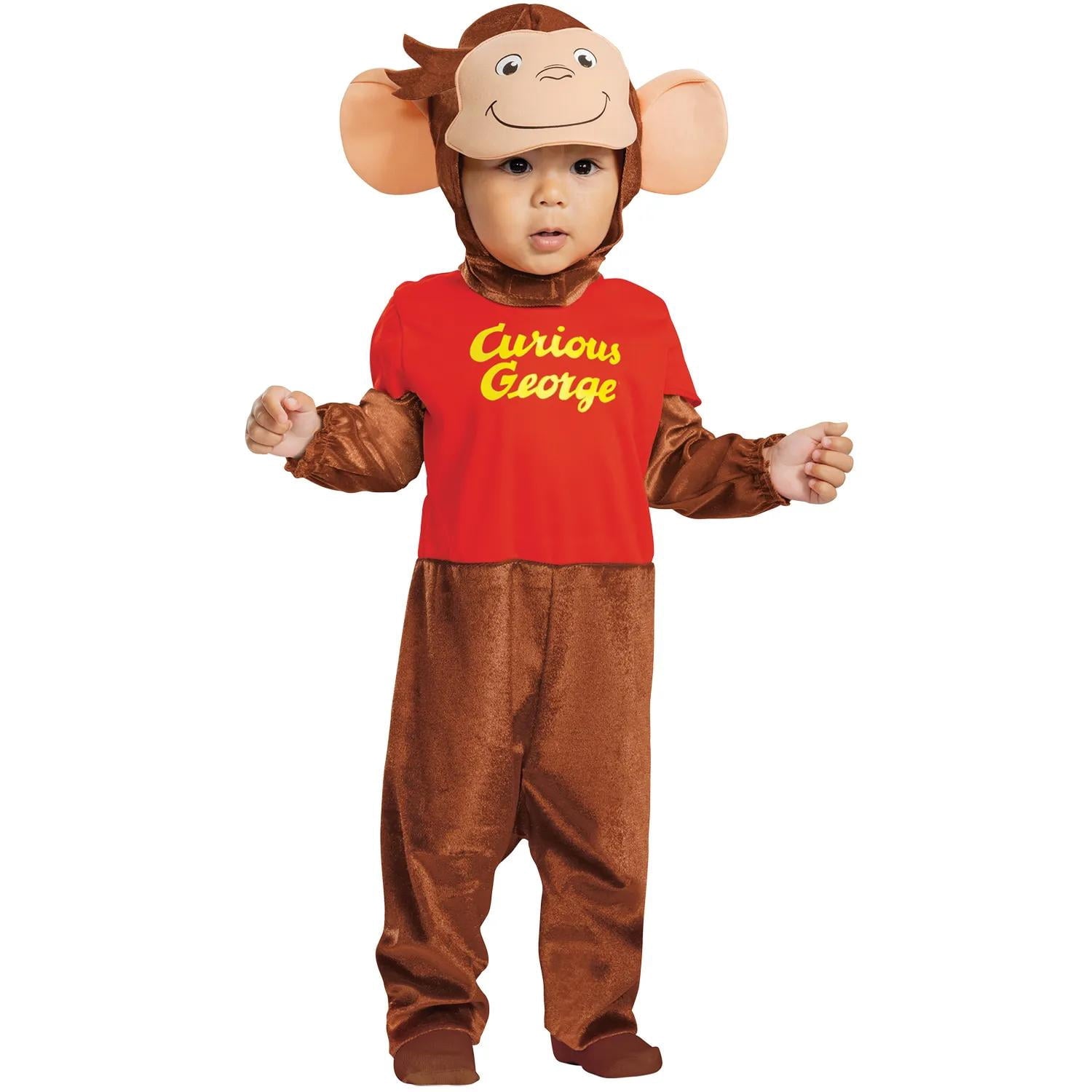  Toddler Boys' Curious George Jumpsuit Costume - 2T