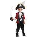  Toddler Boys' El Capitan Pirate Costume - Size 4-6