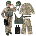 Dress Up America Forces Military Boy's Halloween Fancy-Dress Costume for Child, M