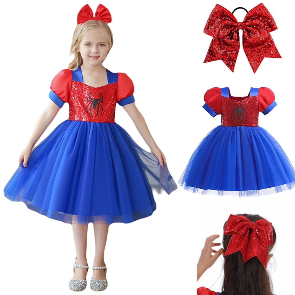 Girls Costume with Headwear Halloween Party Cosplay Dress up