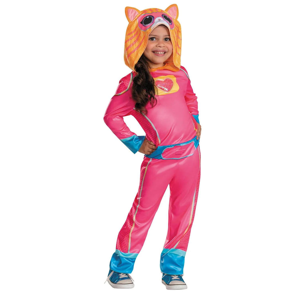  Toddler Classic SuperKitties Ginny Hooded Jumpsuit Costume - Large 4-6X