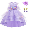 Tinyterrors™ Girls Magical Floral Princess Halloween Costume Dress Kids Birthday Christmas Dress Up